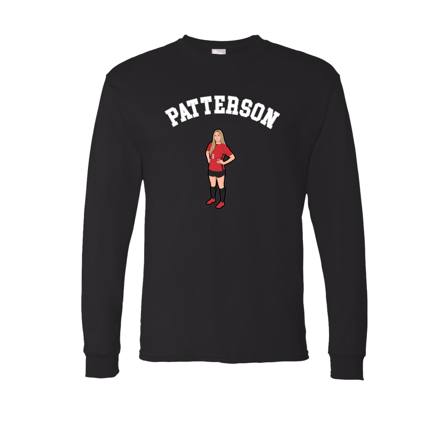 Long Sleeve Tee — Shirsey Arch in Black