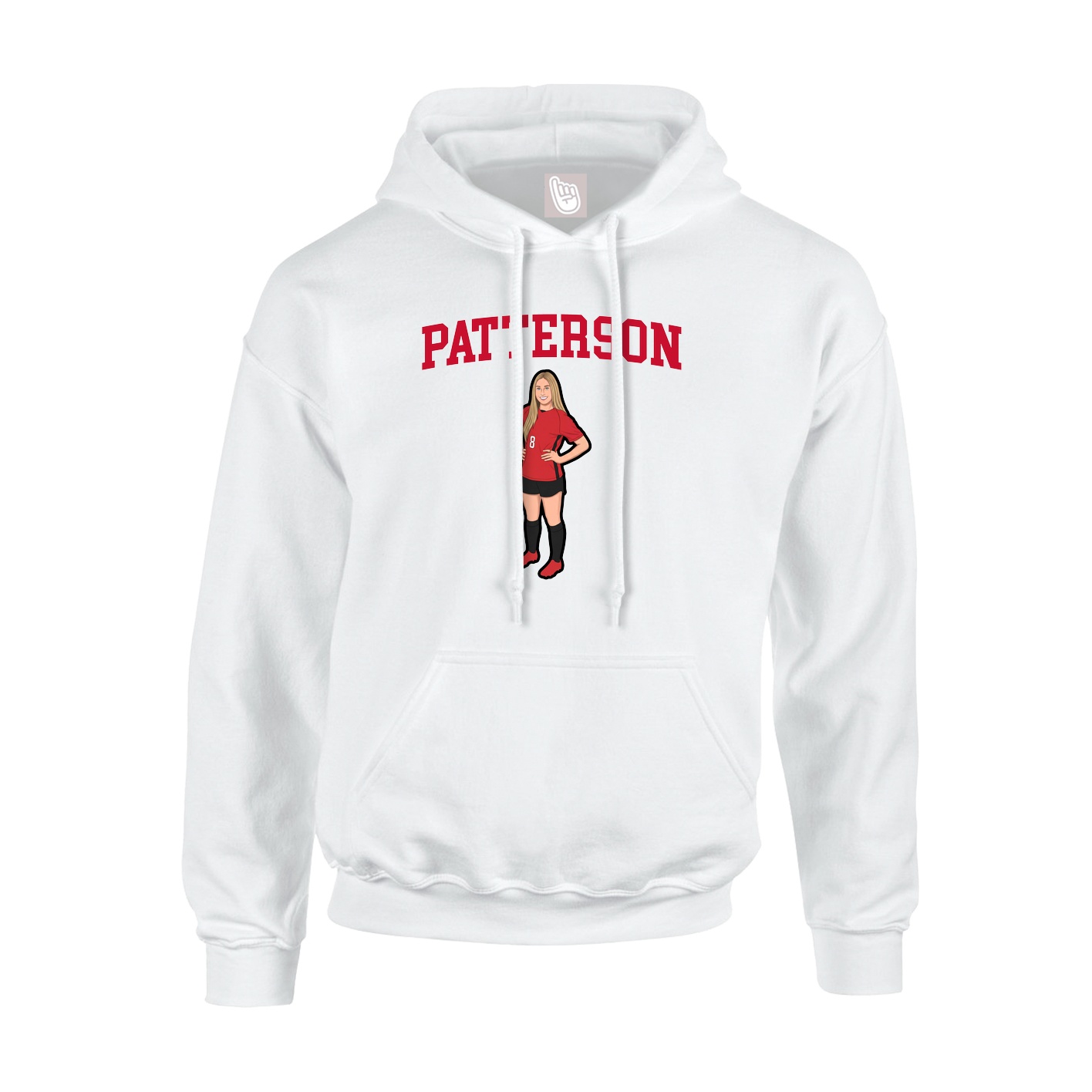 Hoodie — Shirsey in White
