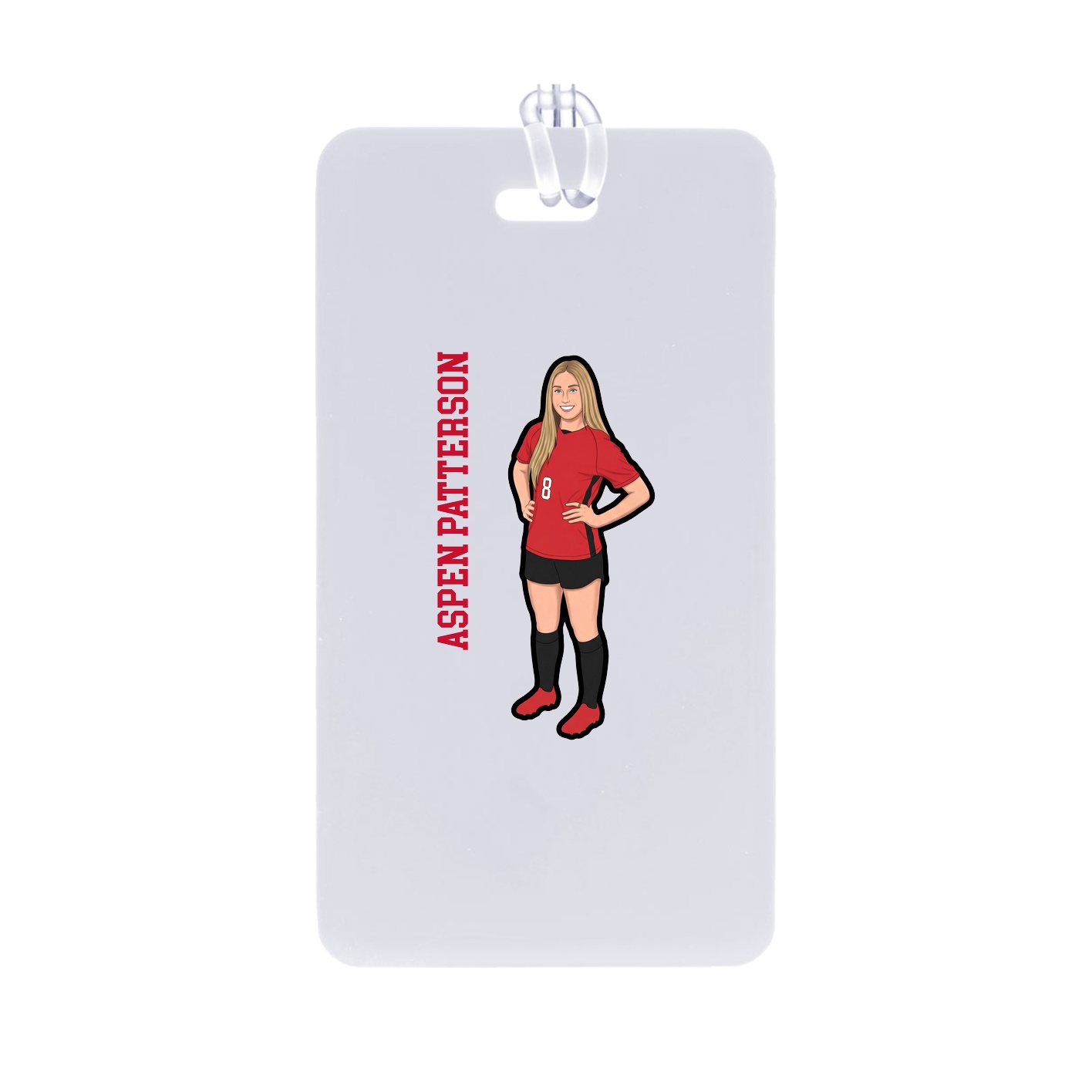 Bag Tag — Name Vertical in Classic