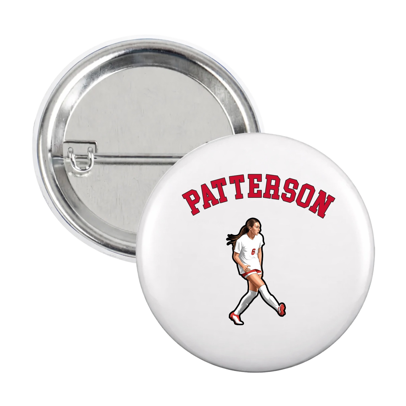 Game Day Button — Shirsey Arch in White
