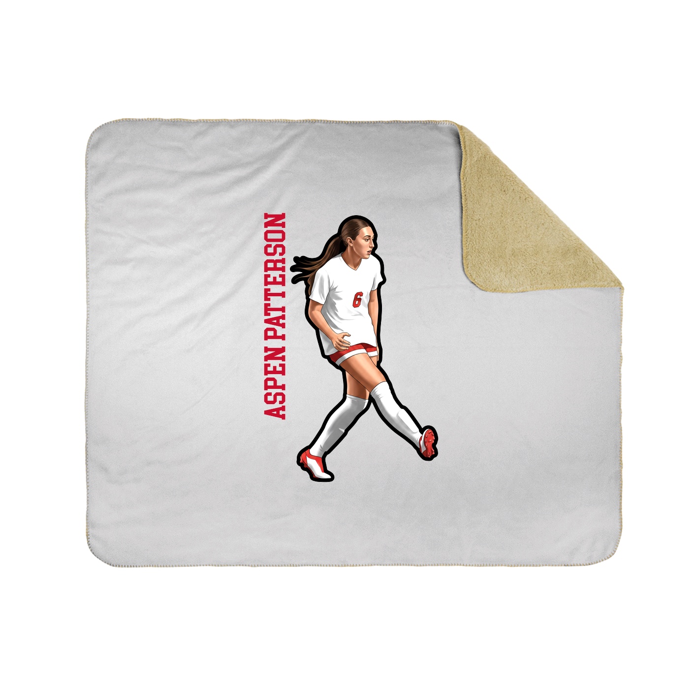 50x60 Sherpa Lined Throw Blanket