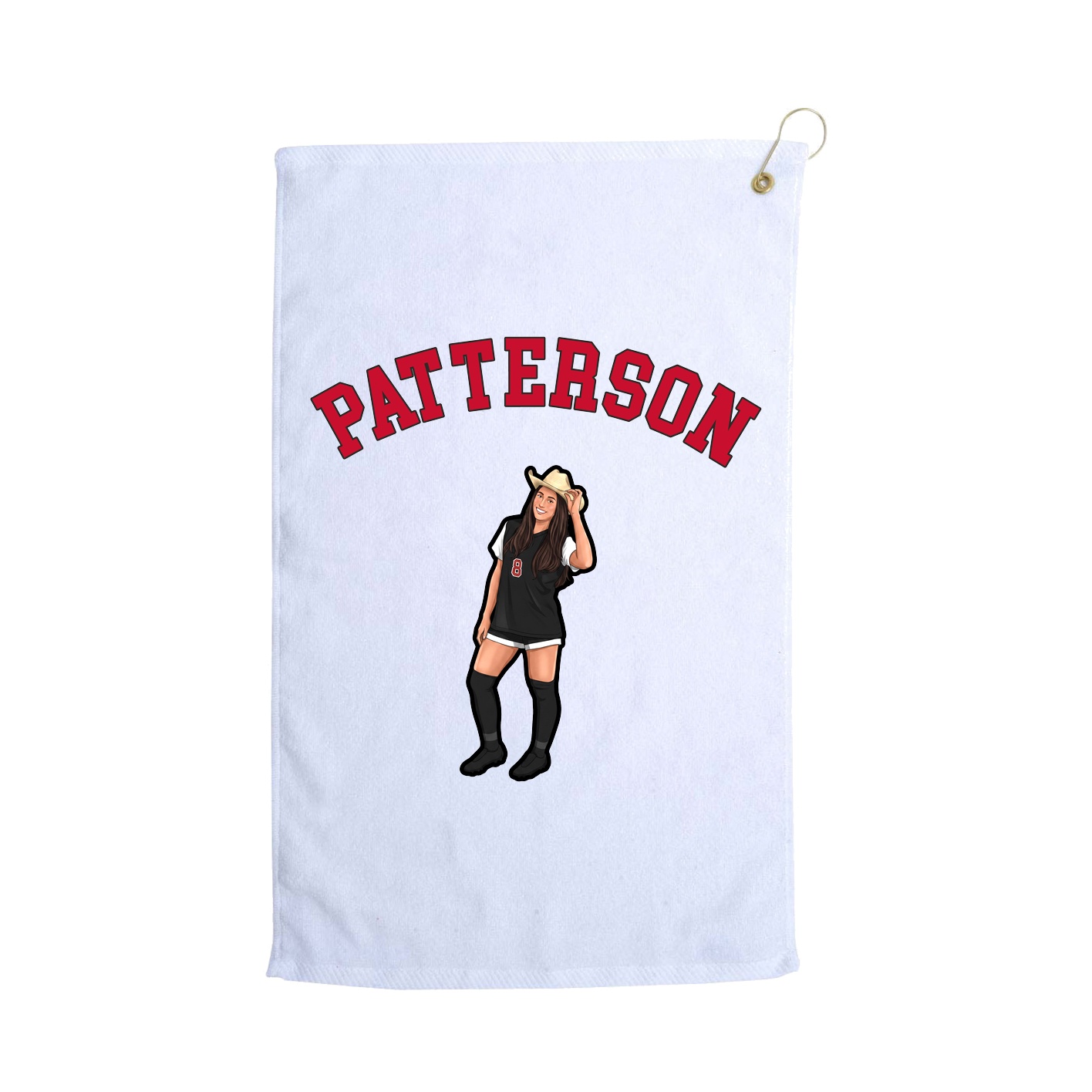 Golf Towel — Shirsey Arch in White