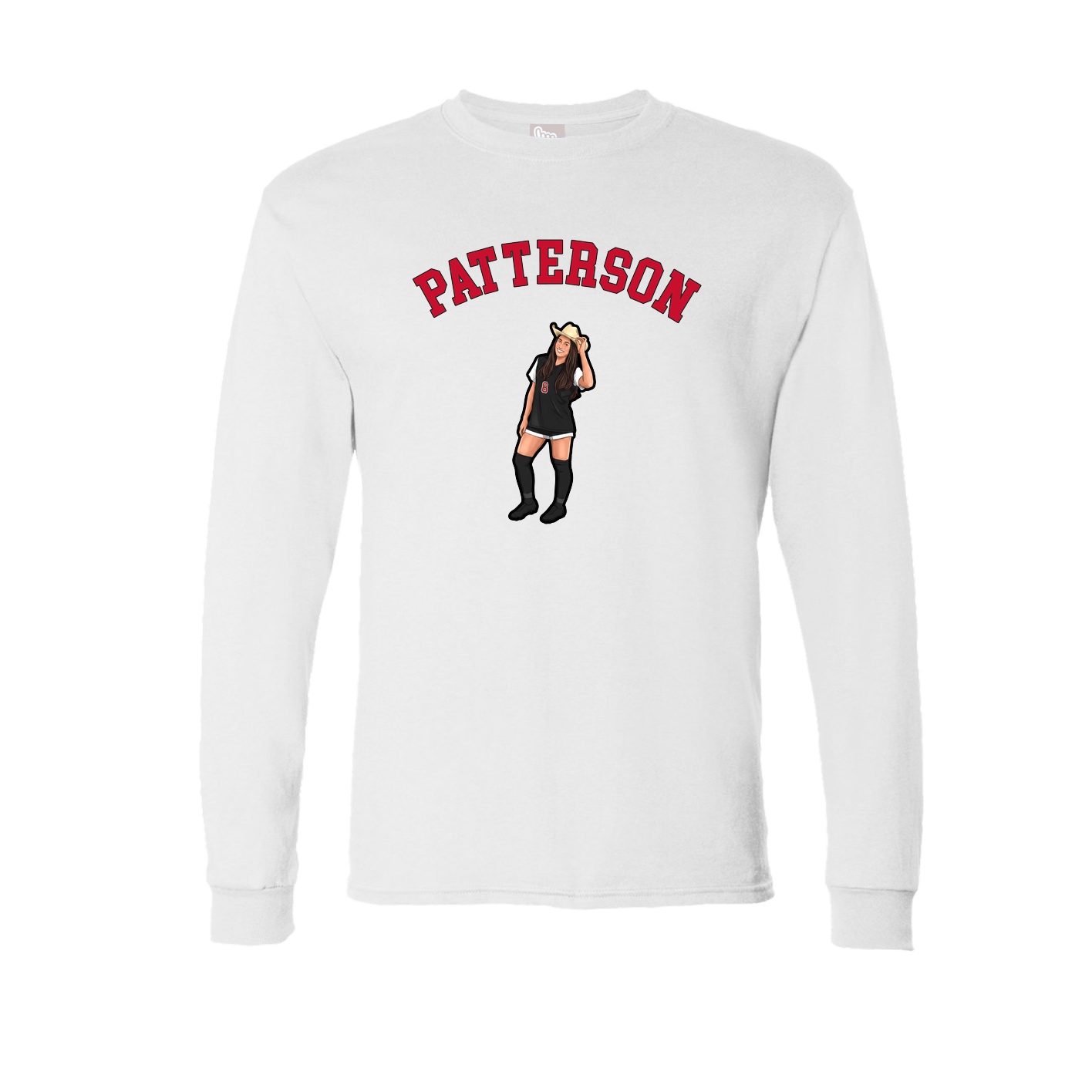 Long Sleeve Tee — Shirsey Arch in White