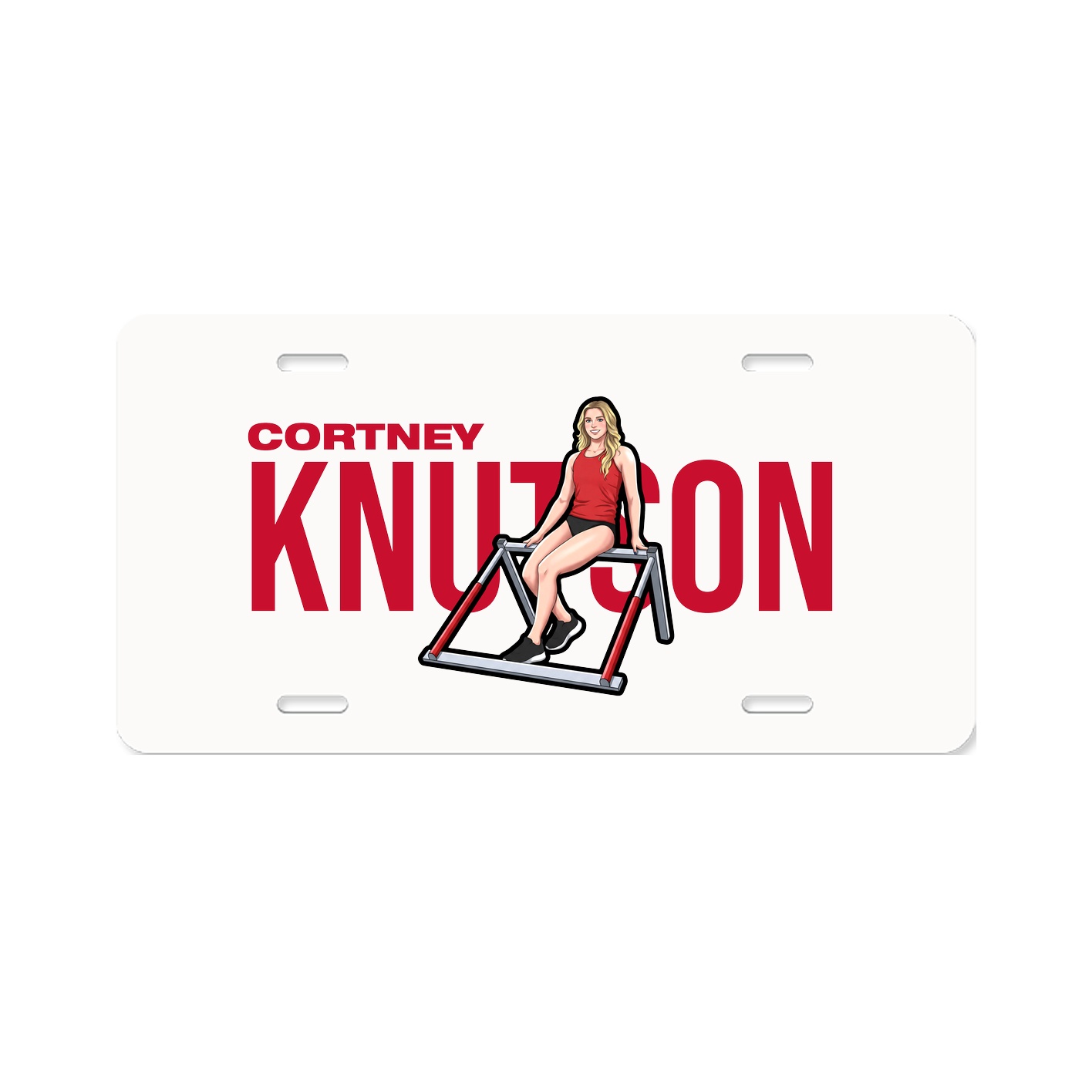License Plate — Player Name in Classic