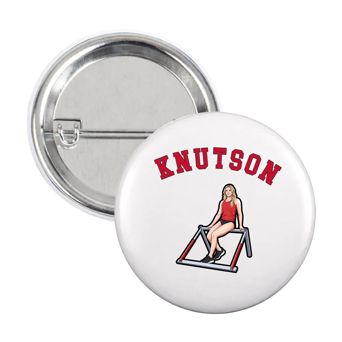 Game Day Button — Shirsey Arch in White