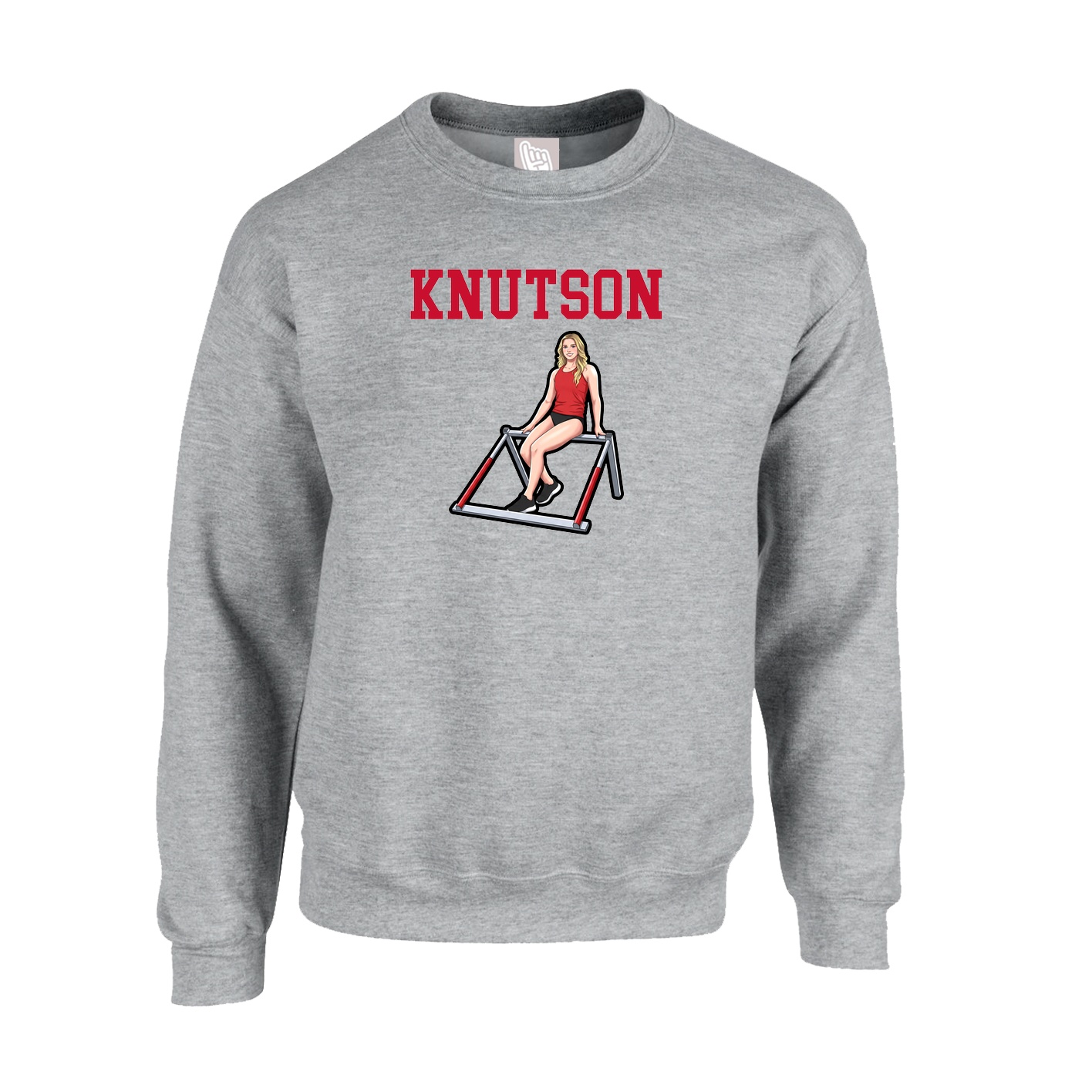Fleece Crew — Shirsey in Grey