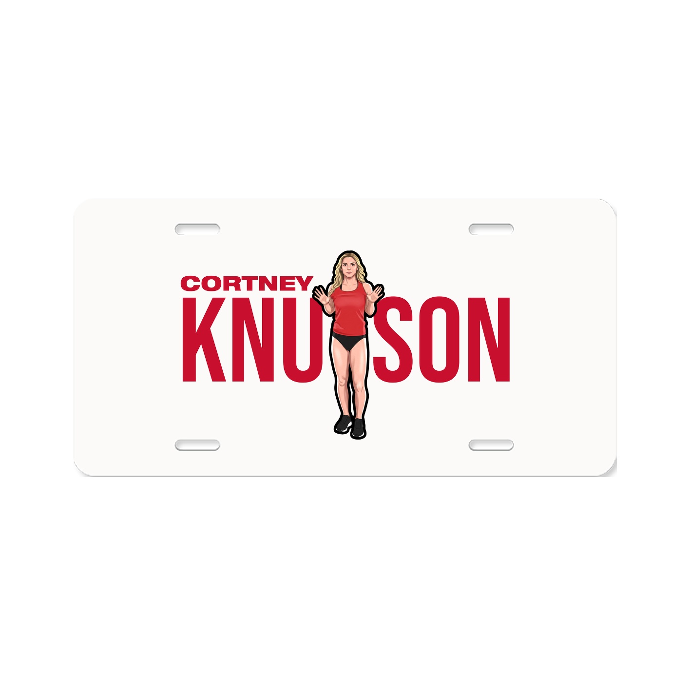License Plate — Player Name in Classic