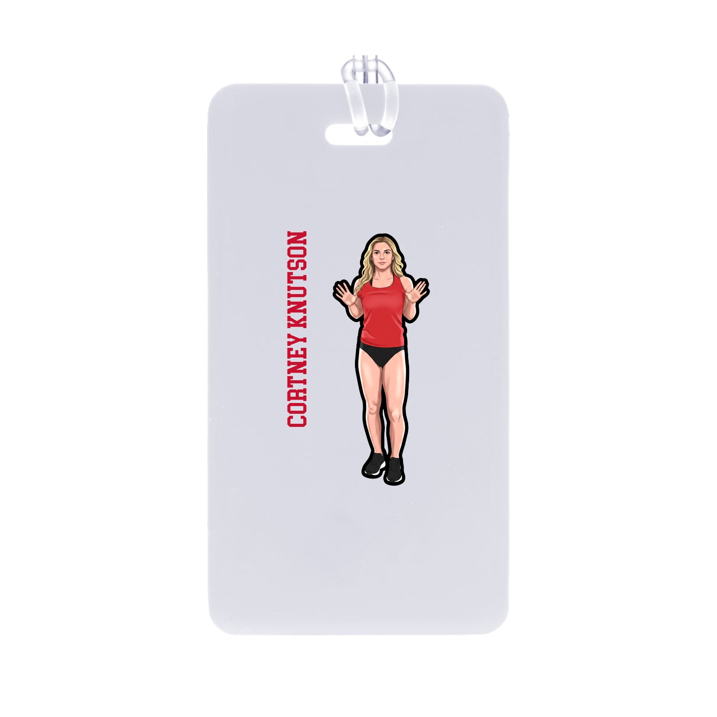 Bag Tag — Name Vertical in Classic
