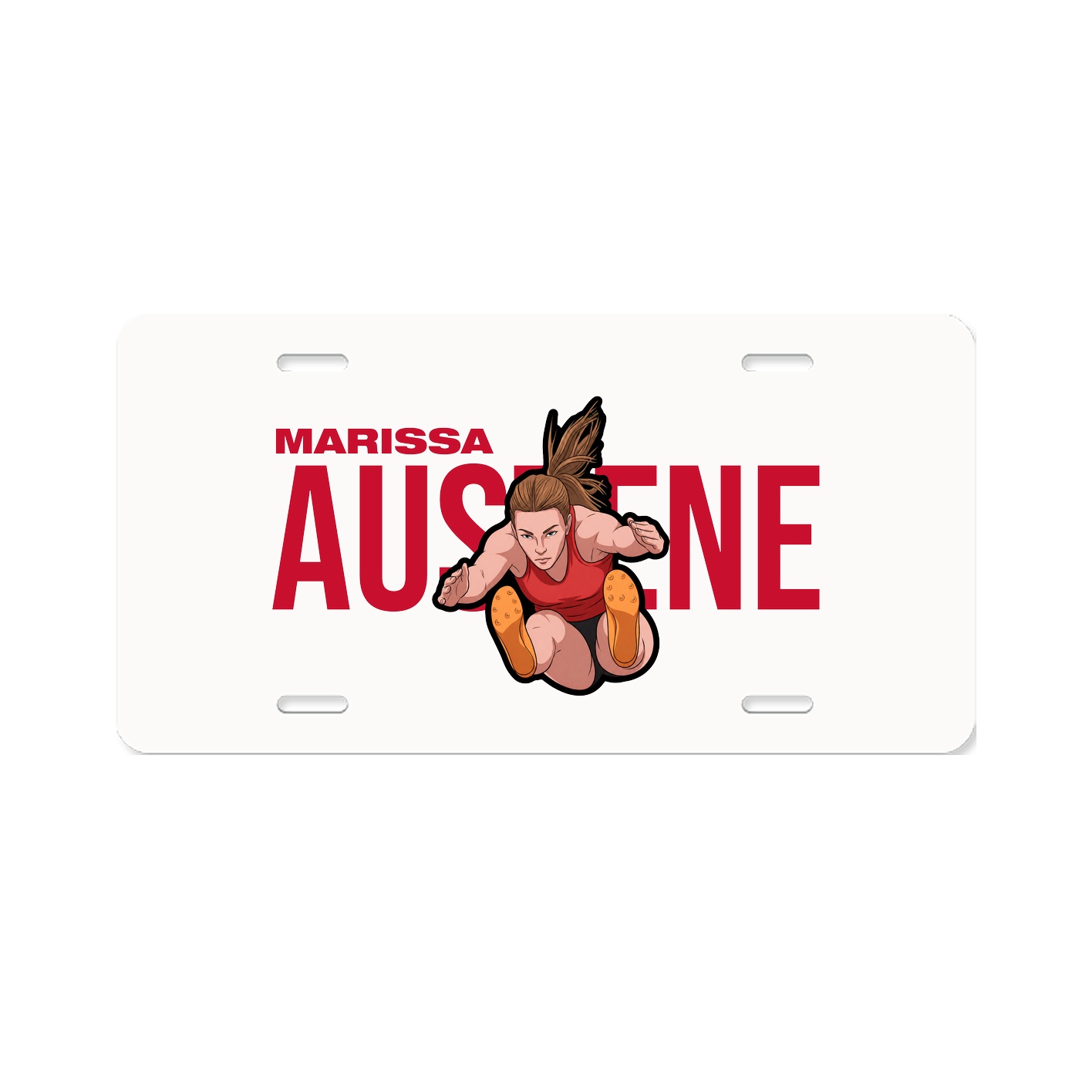 License Plate — Player Name in Classic