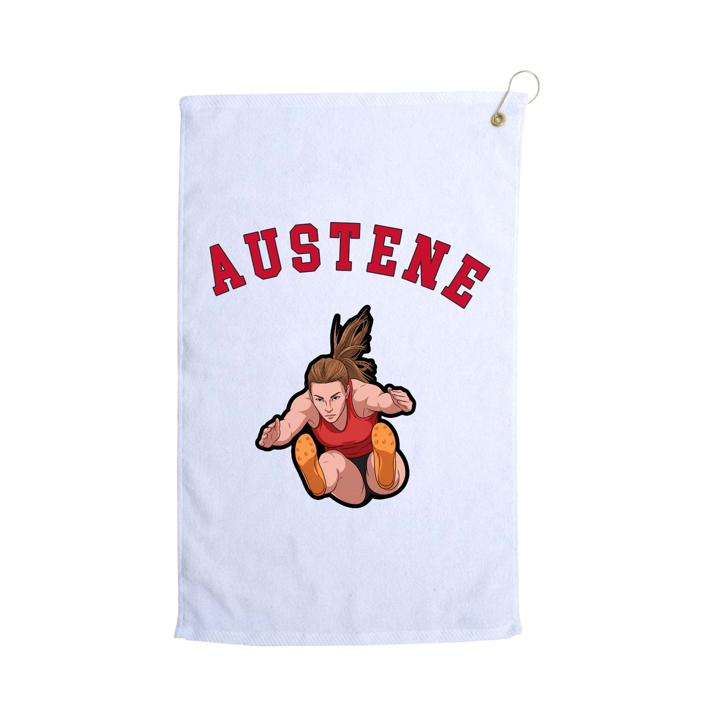 Golf Towel — Shirsey Arch in White