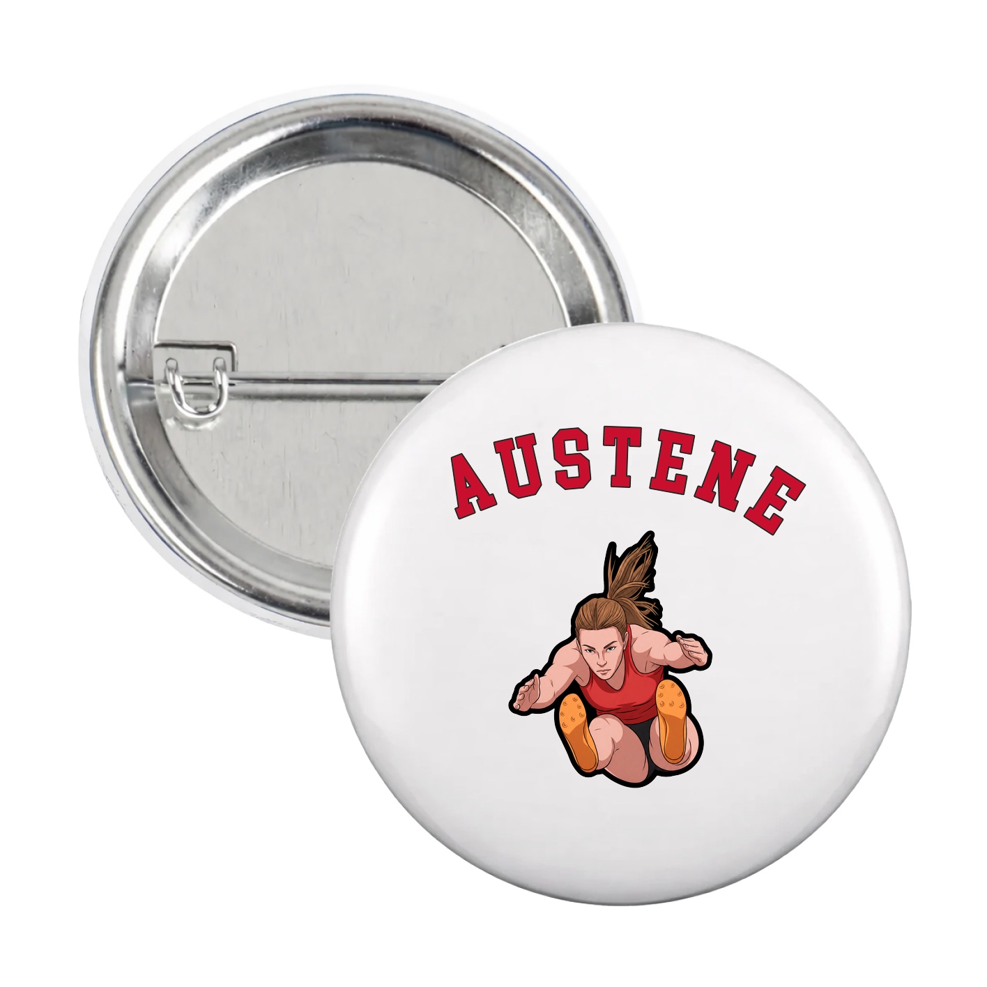 Game Day Button — Shirsey Arch in White