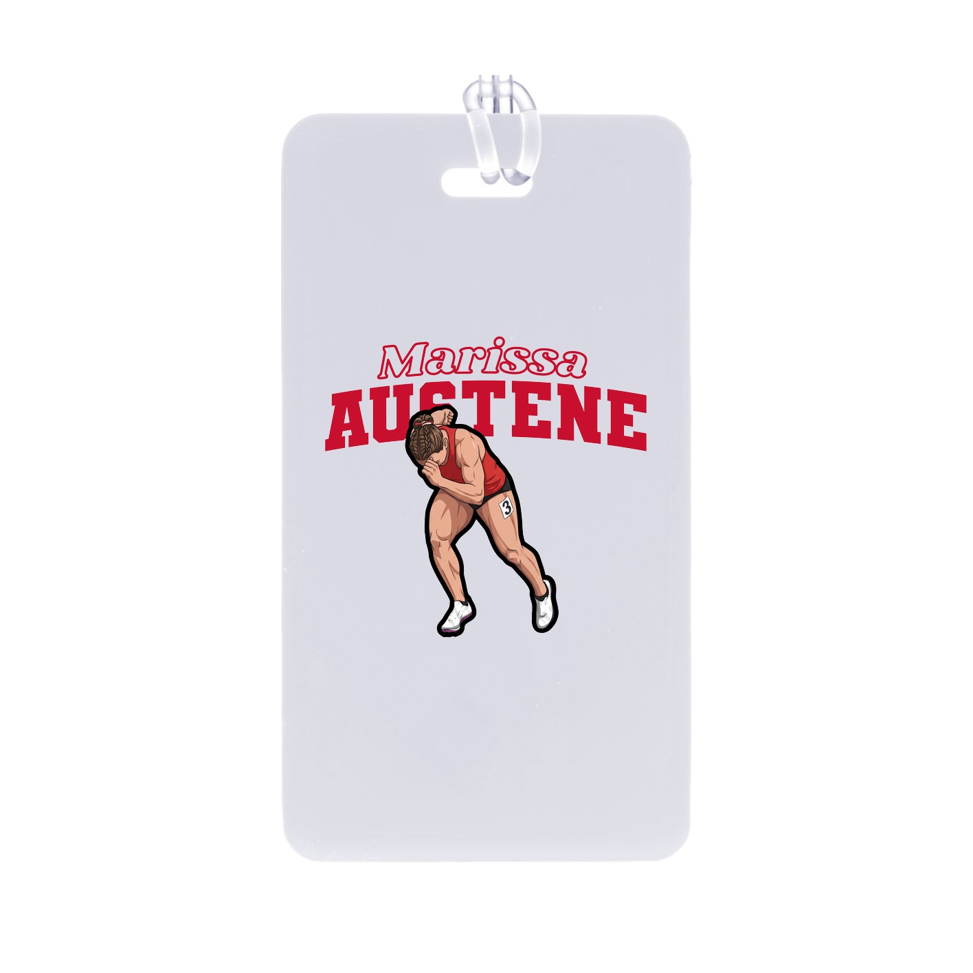 Bag Tag — Name Arch in Classic