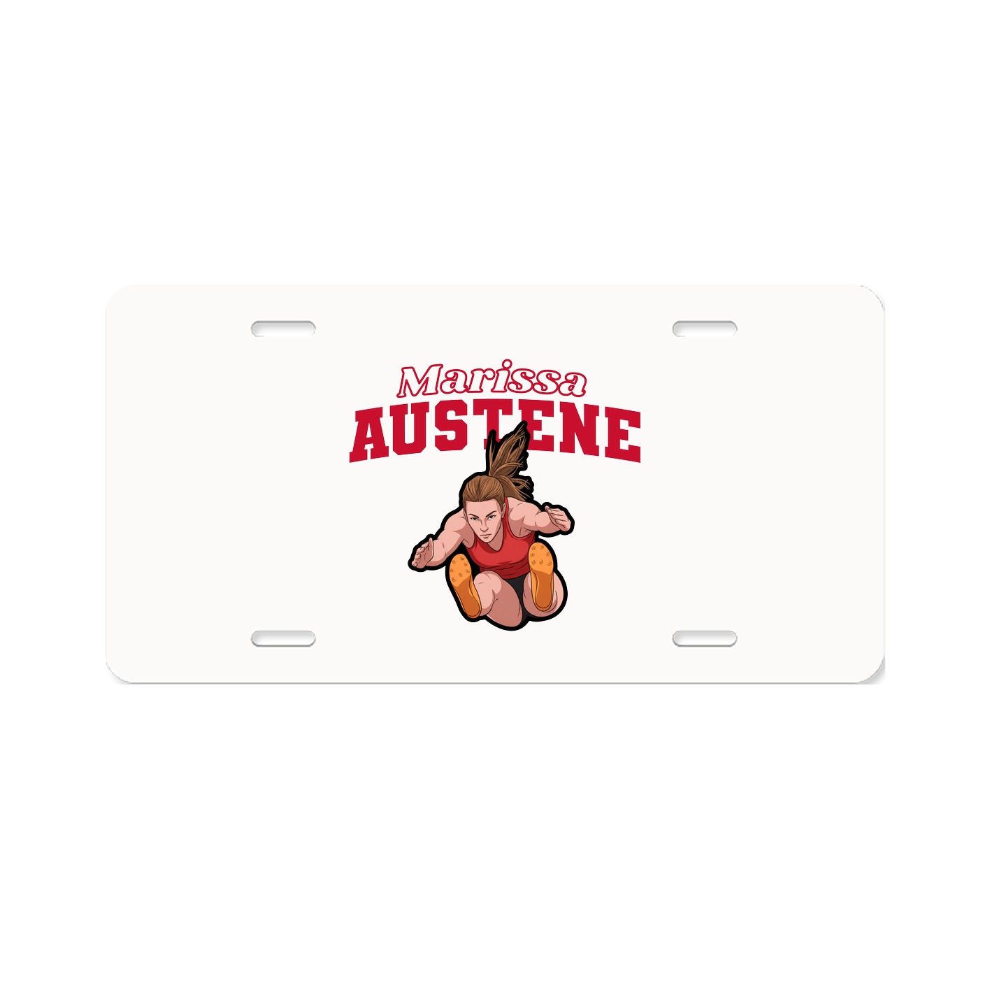 License Plate — Name Arch in Classic