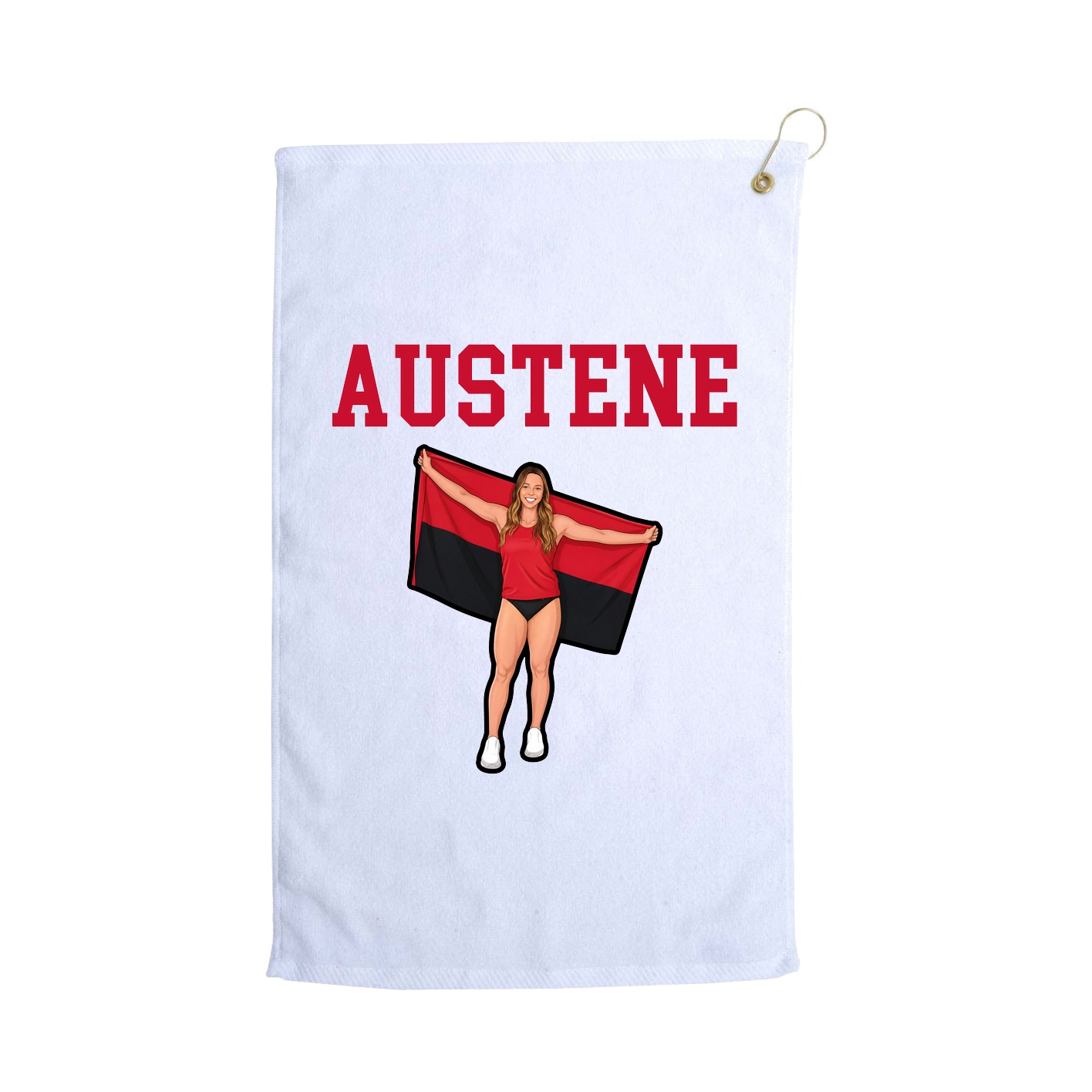 Golf Towel — Shirsey in White