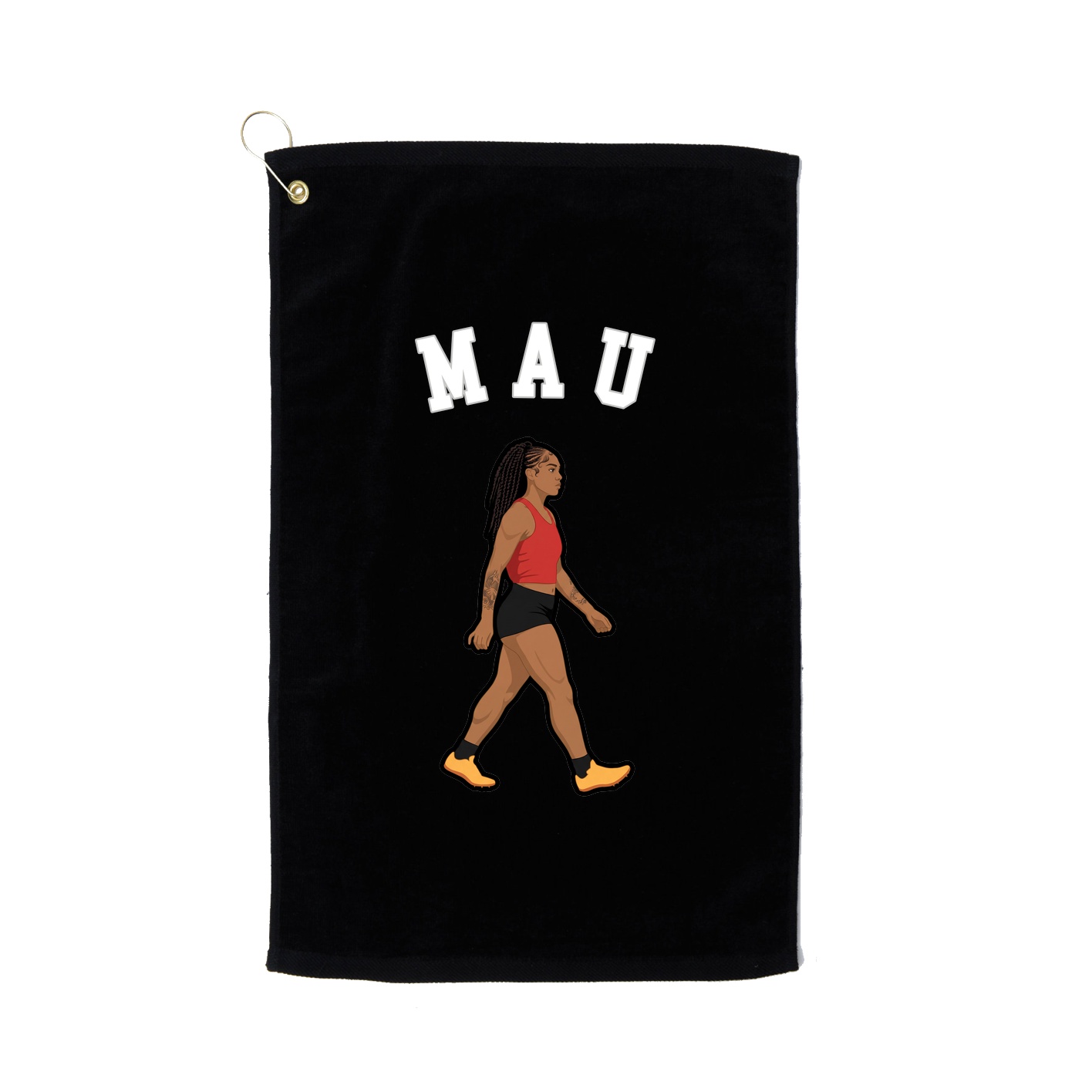 Golf Towel — Shirsey Arch in Black
