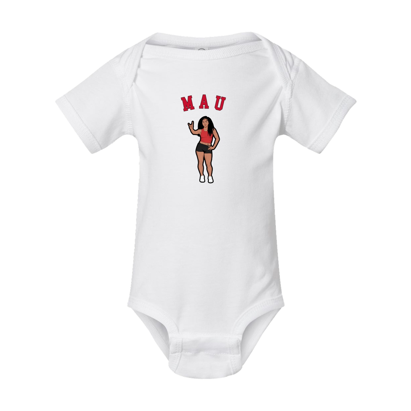Baby Onesie — Shirsey Arch in White