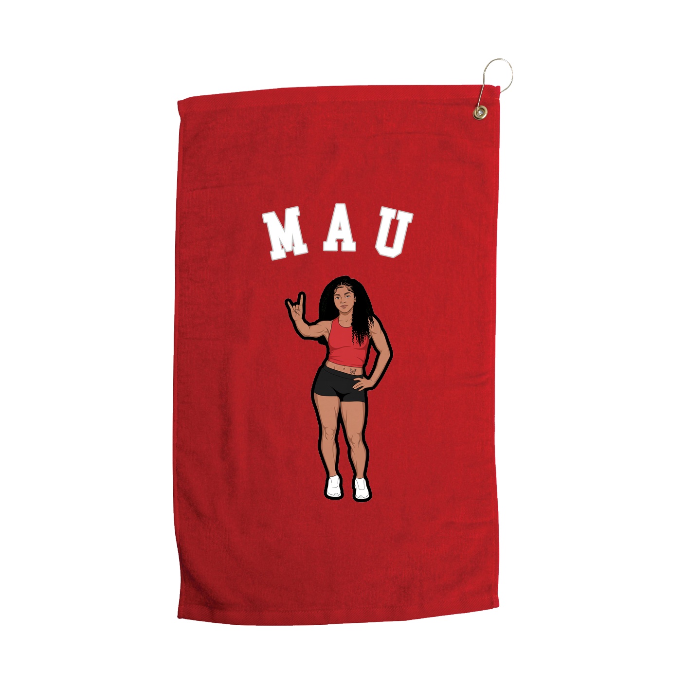 Golf Towel — Shirsey Arch in Red