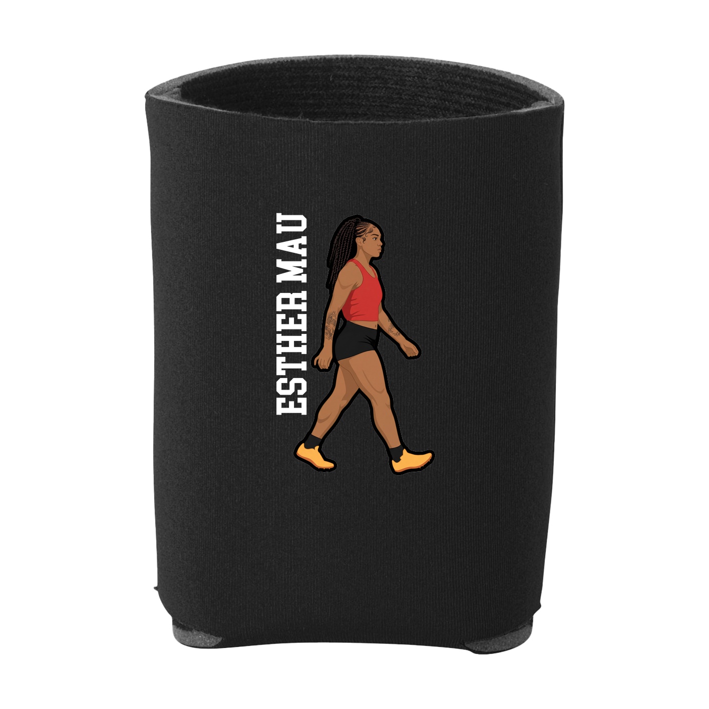 Can Holder — Name Vertical in Black