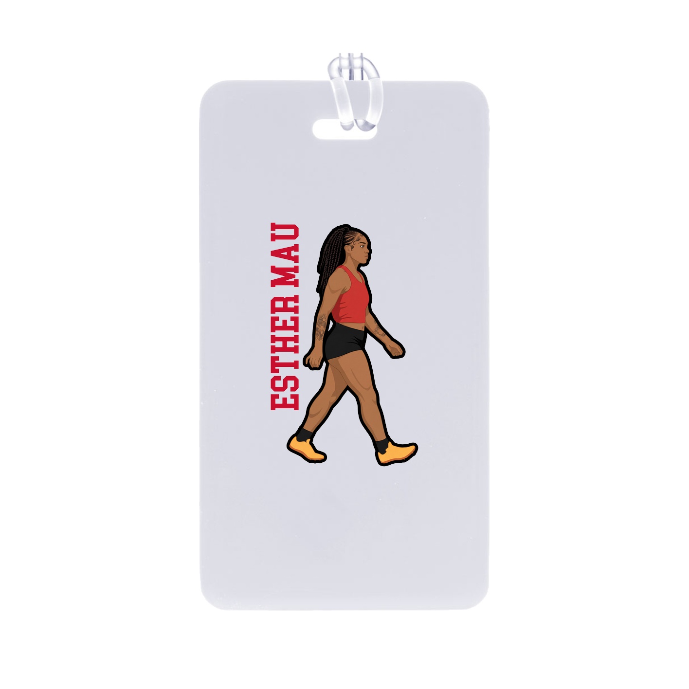 Bag Tag — Name Vertical in Classic