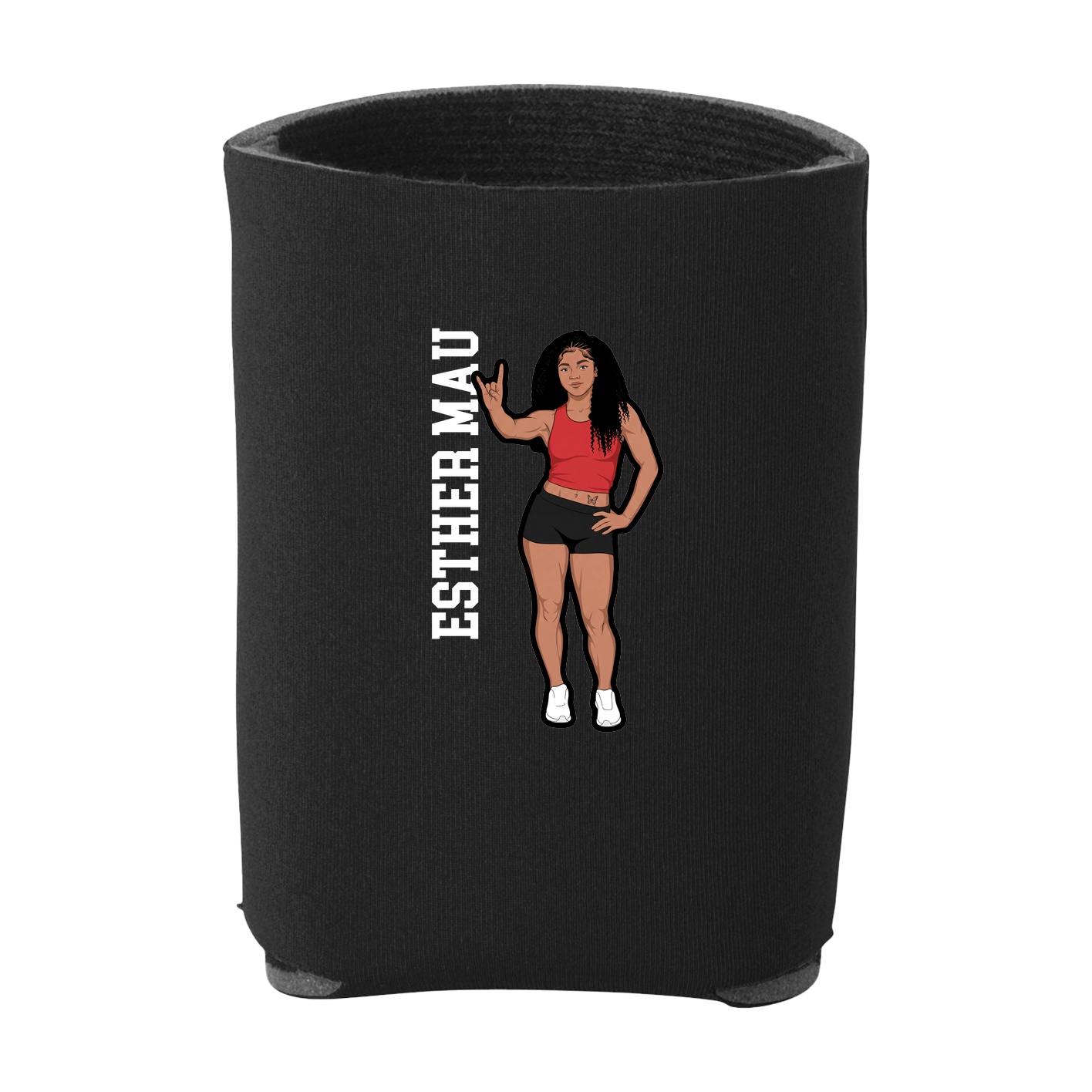 Can Holder — Name Vertical in Black