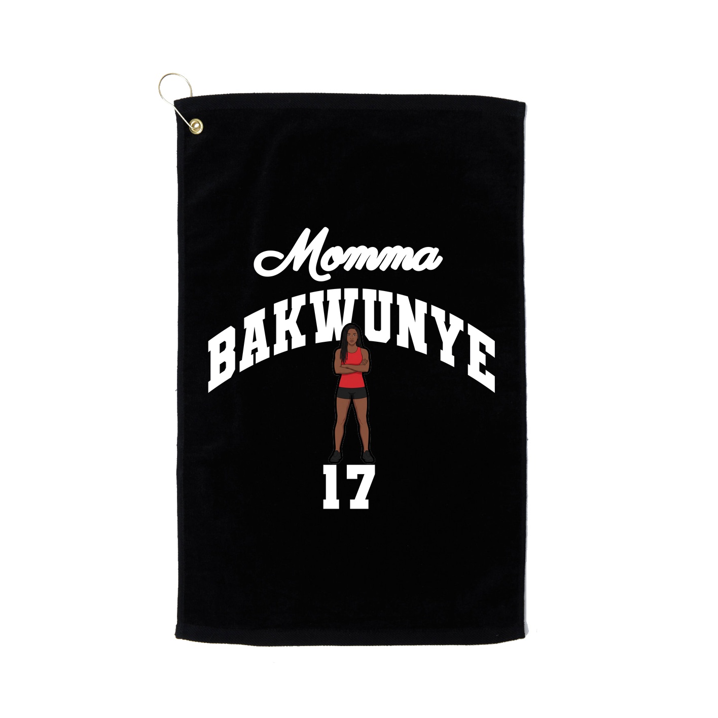 Golf Towel — Mothers Day Arch in Black