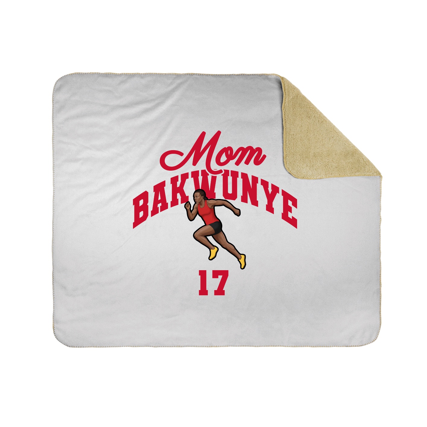 Throw Blanket — Mothers Day Arch in White