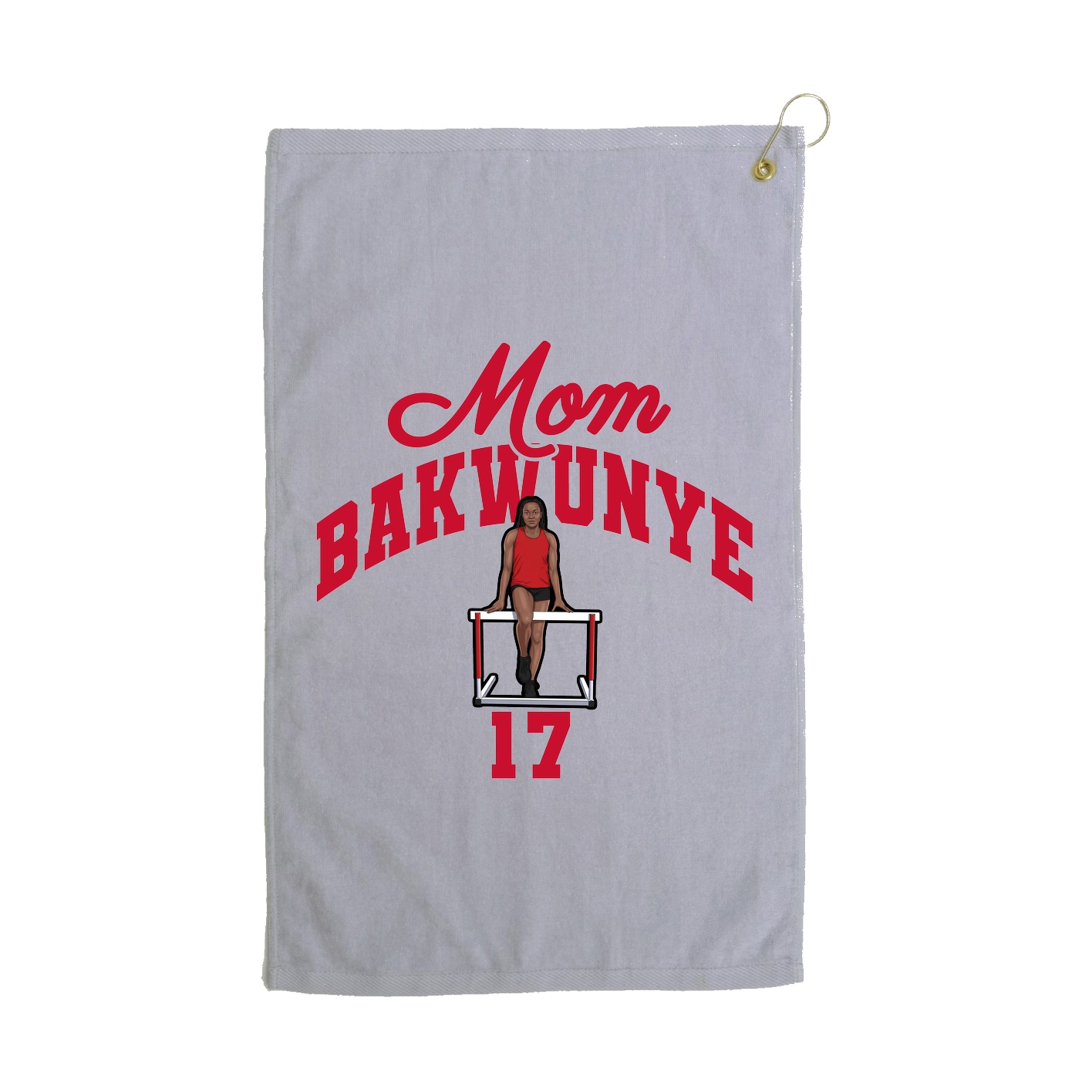 Golf Towel — Mothers Day Arch in Grey