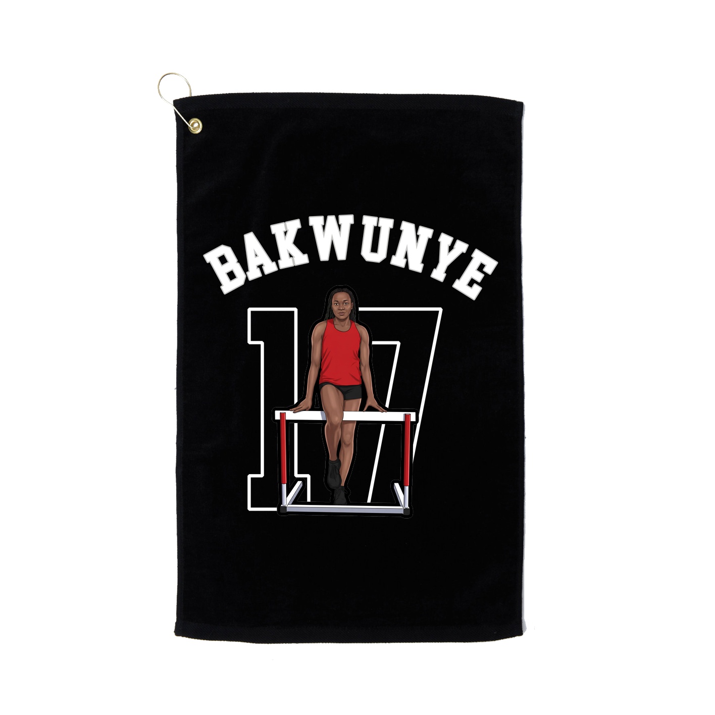 Golf Towel — Shirsey Arch in Black