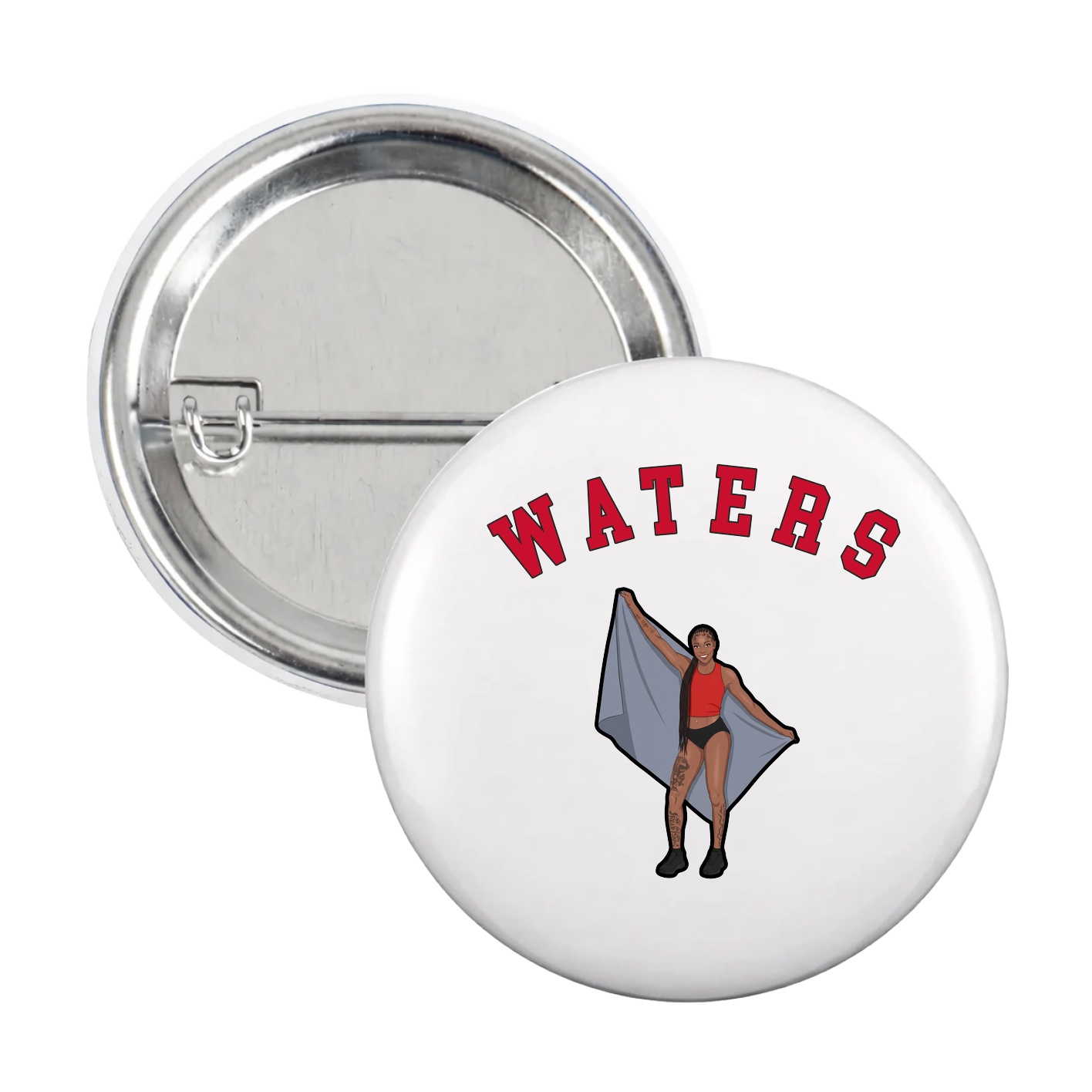 Game Day Button — Shirsey Arch in White