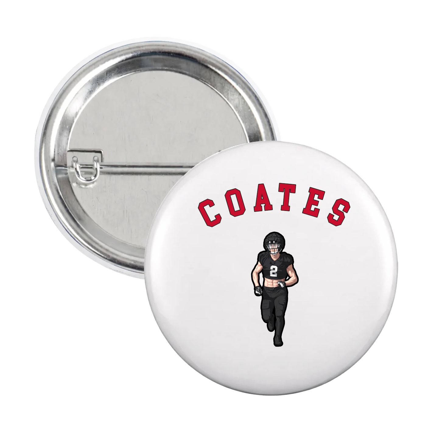 Game Day Button — Shirsey Arch in White
