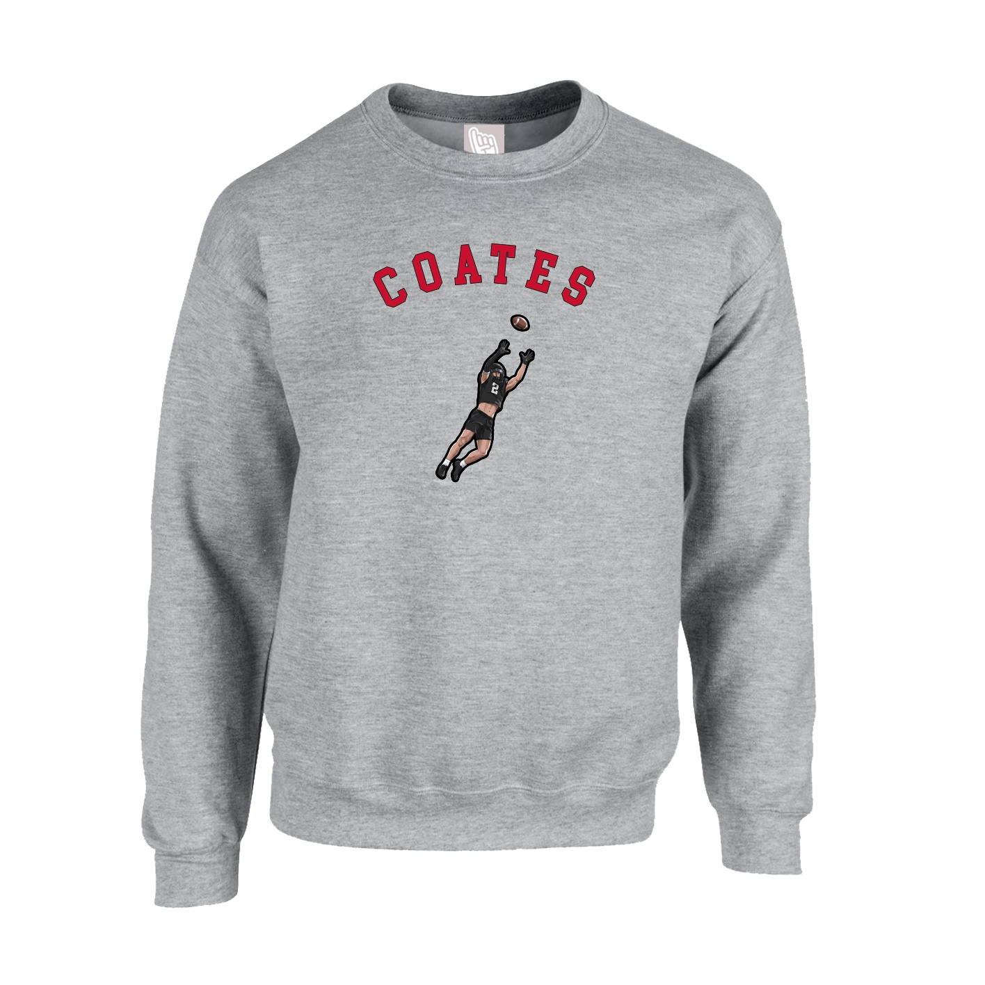 Fleece Crew — Shirsey Arch in Grey