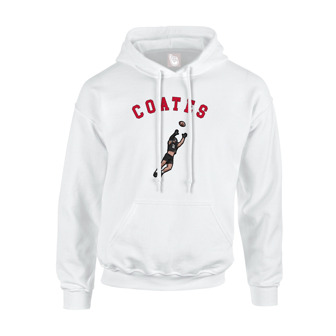 Youth Hoodie — Shirsey Arch in White