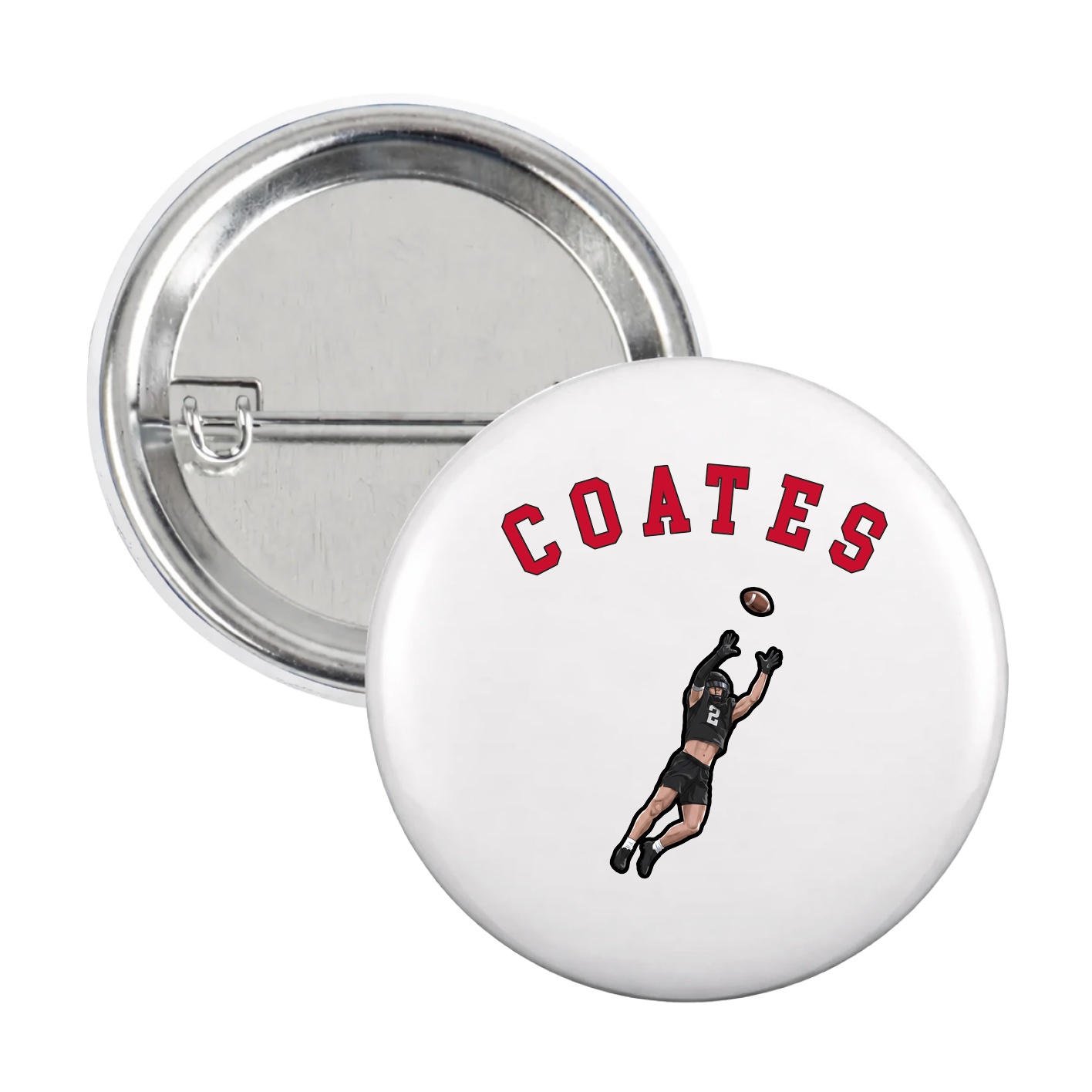Game Day Button — Shirsey Arch in White