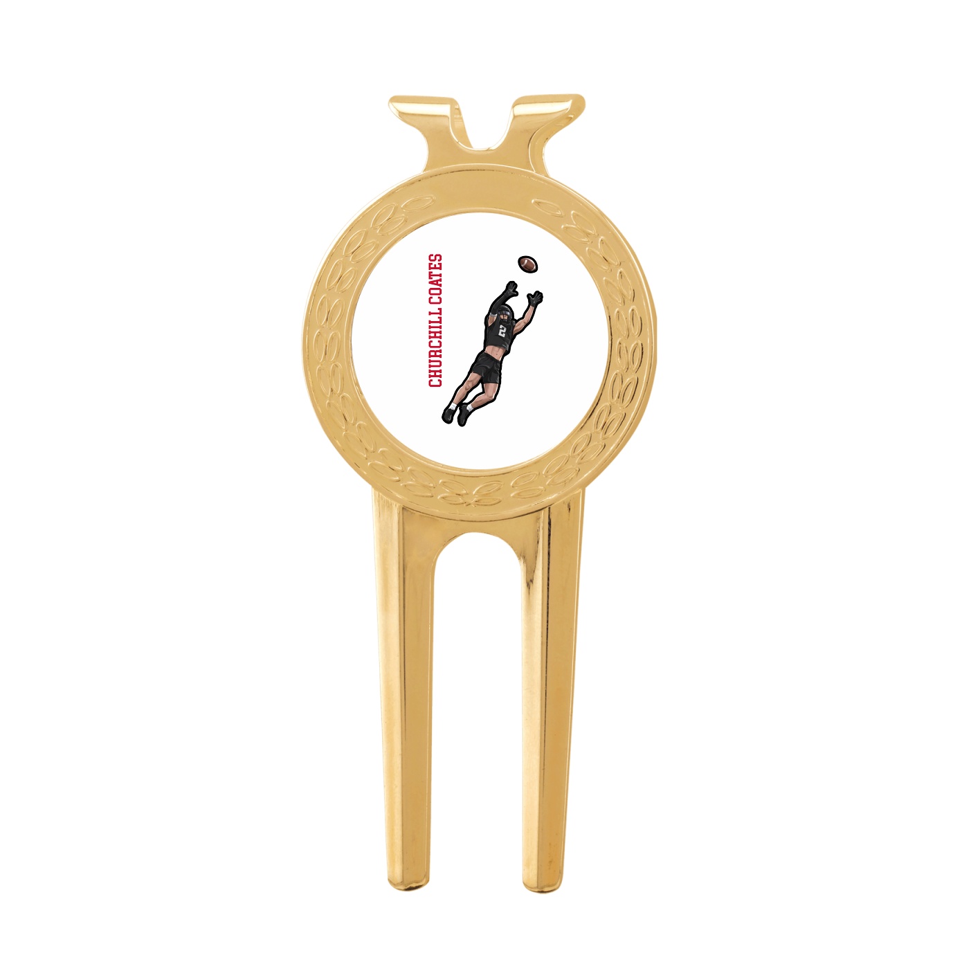 Divot Tool with Ball Marker — Name Vertical in Classic