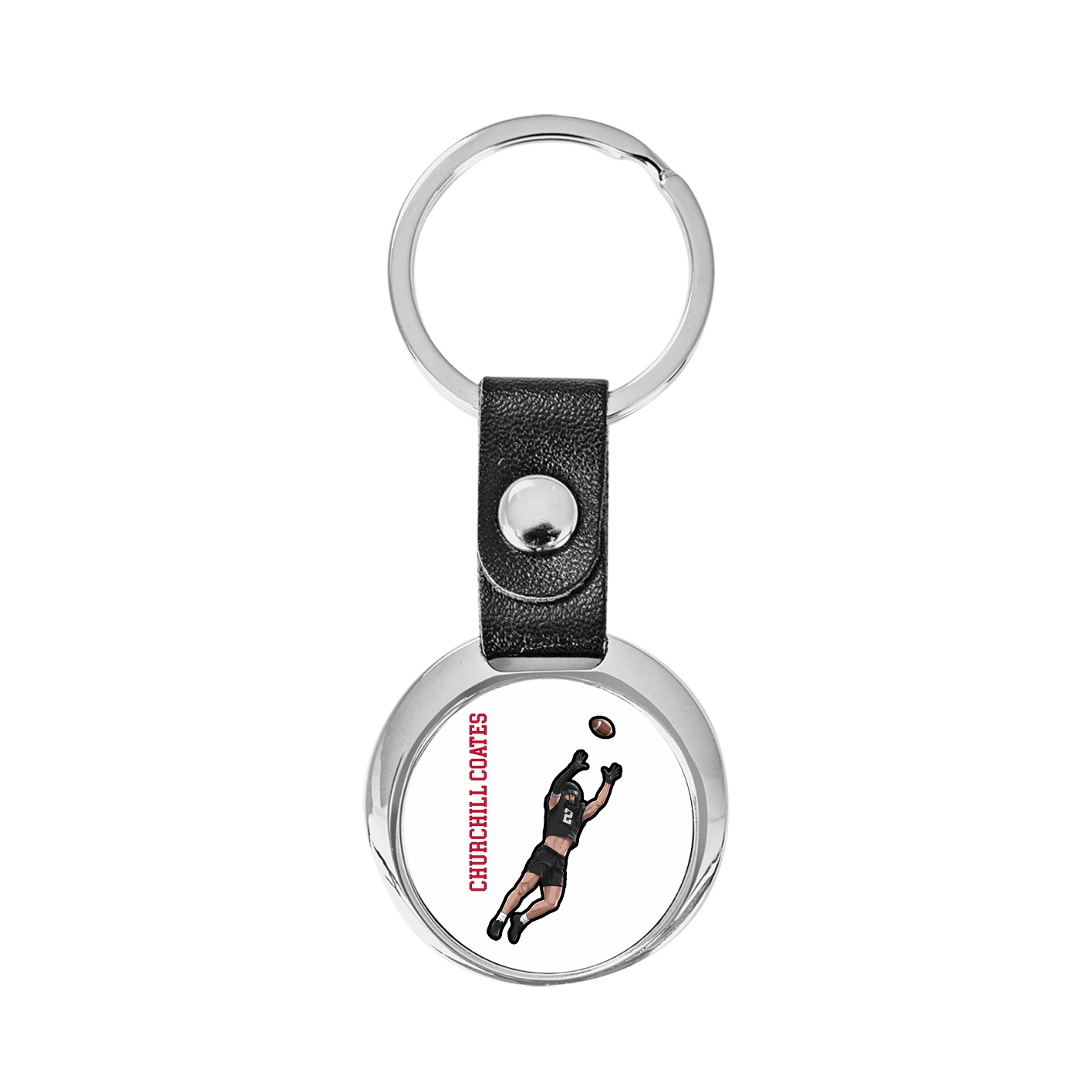 Key Chain — Name Vertical in Classic