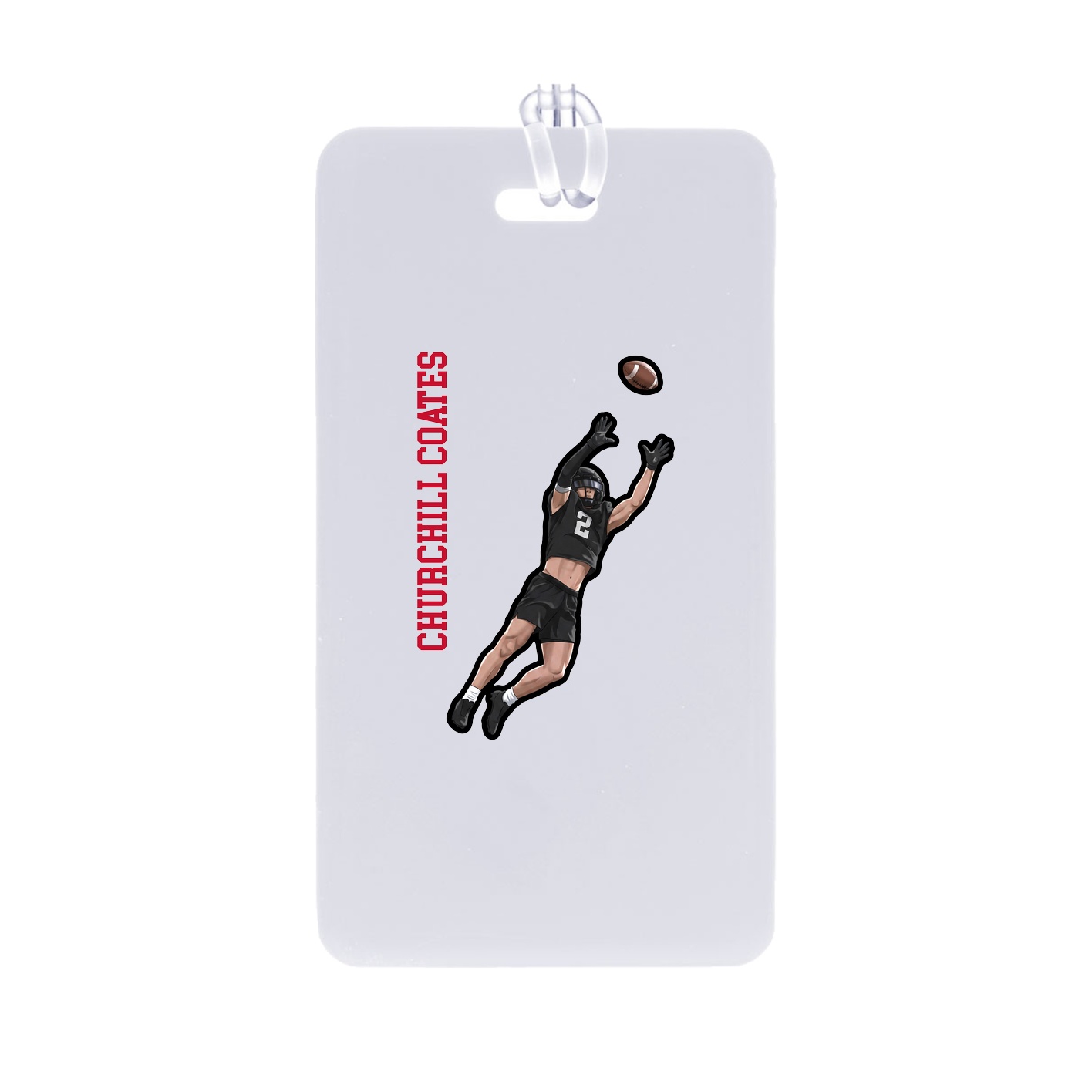 Bag Tag — Name Vertical in Classic