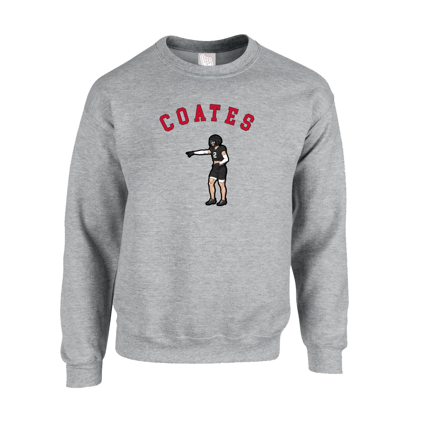 Fleece Crew — Shirsey Arch in Grey