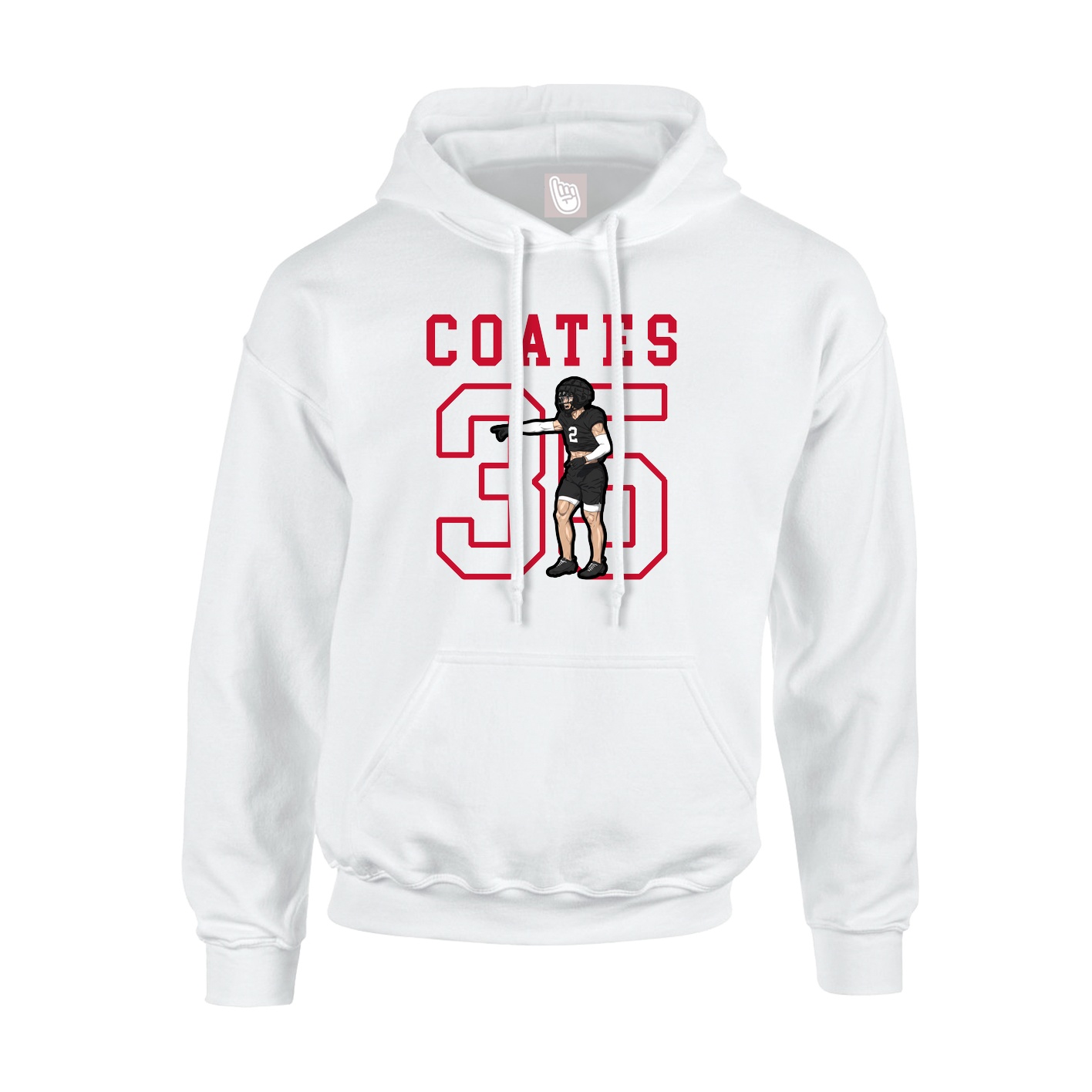 Hoodie — Shirsey in White