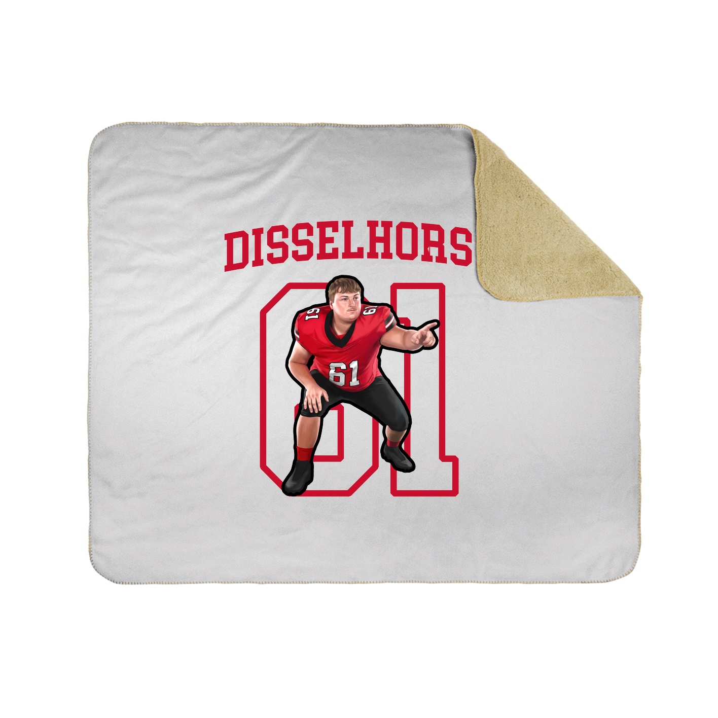 Throw Blanket — Shirsey in White