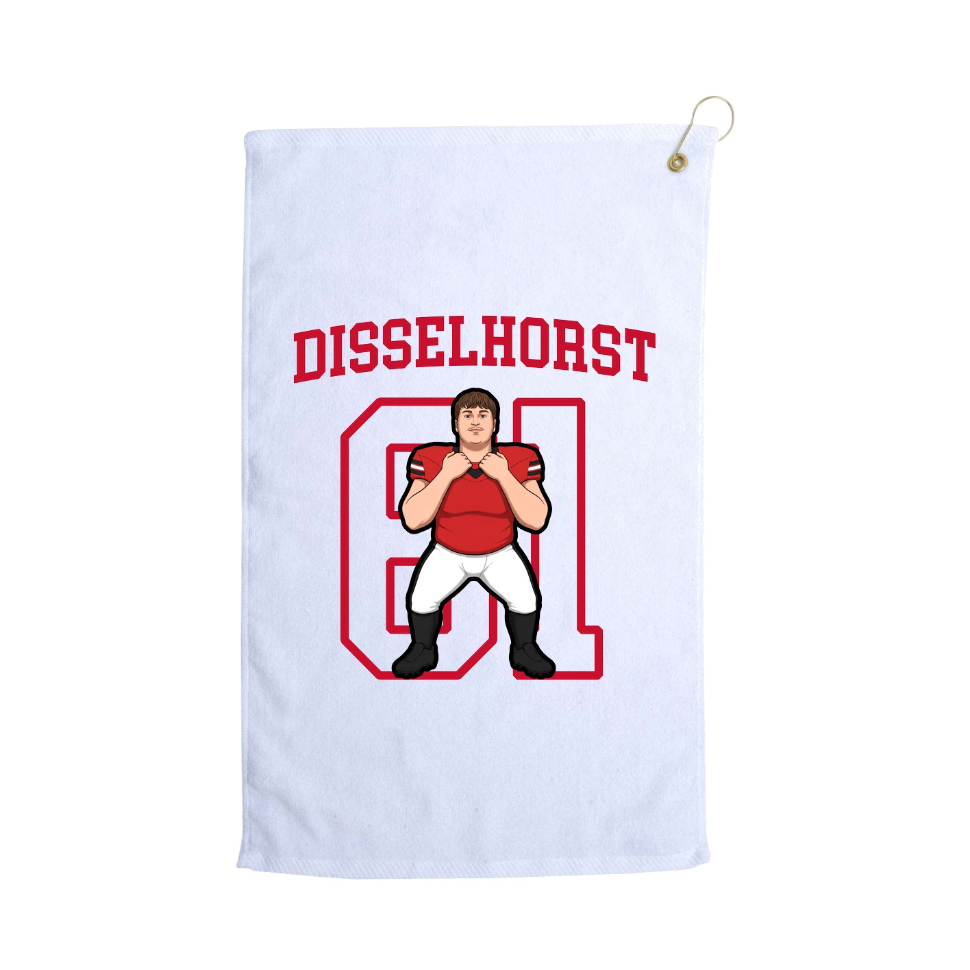 Golf Towel — Shirsey in White