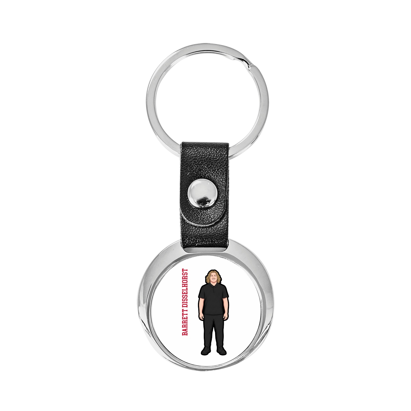 Key Chain — Name Vertical in Classic