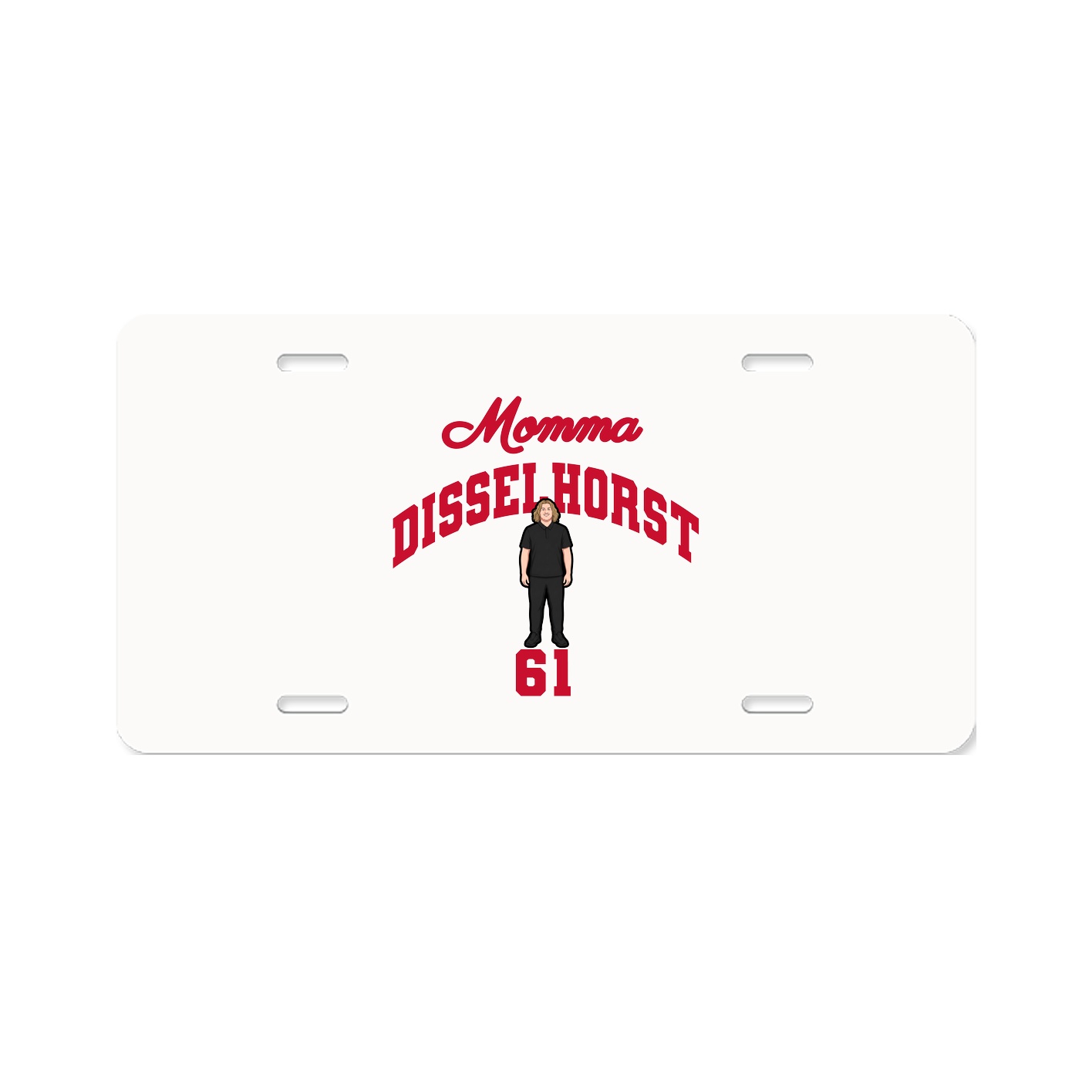 License Plate — Mothers Day Arch in Classic