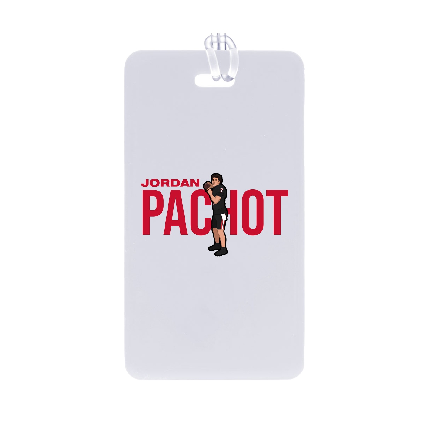 Bag Tag — Player Name in Classic