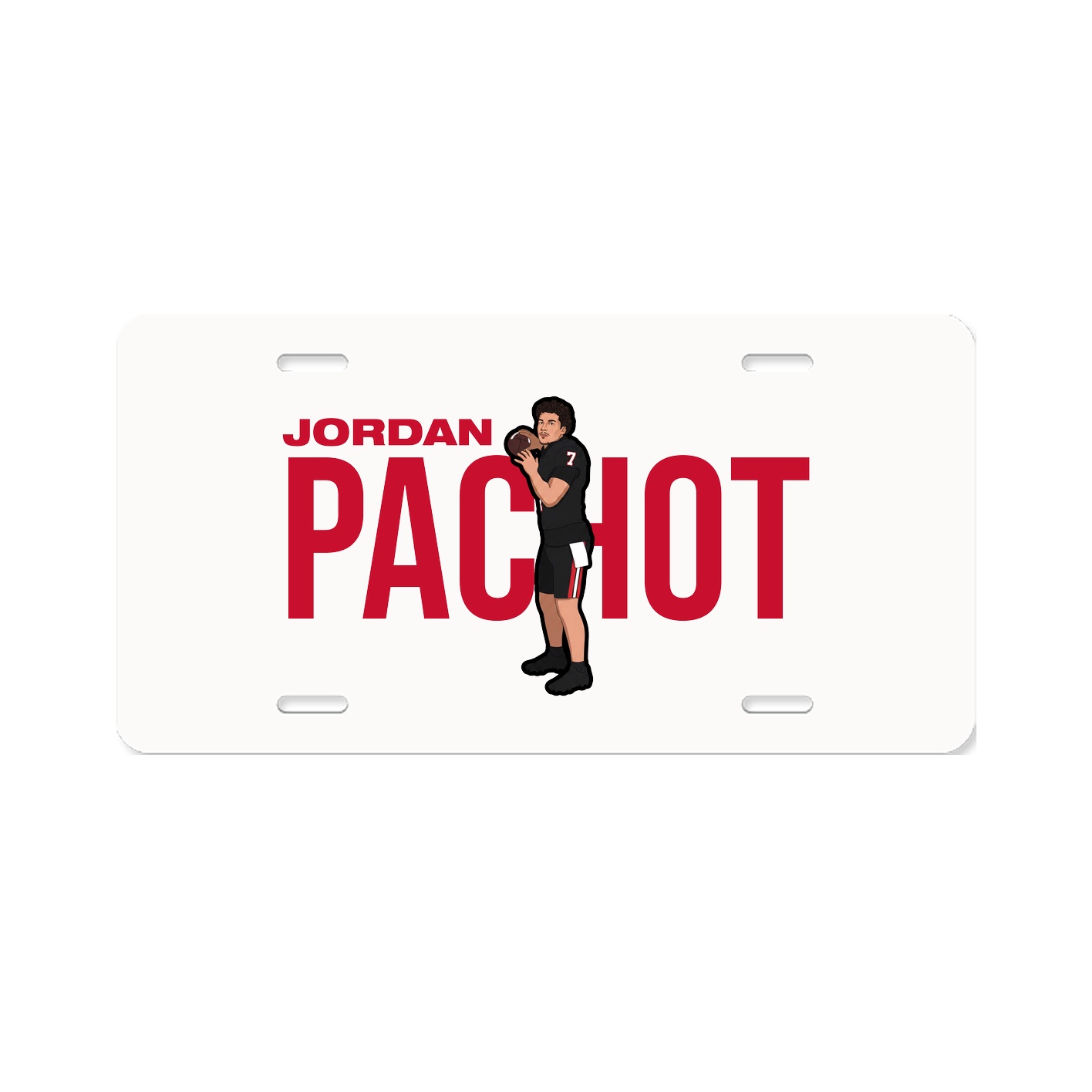 License Plate — Player Name in Classic