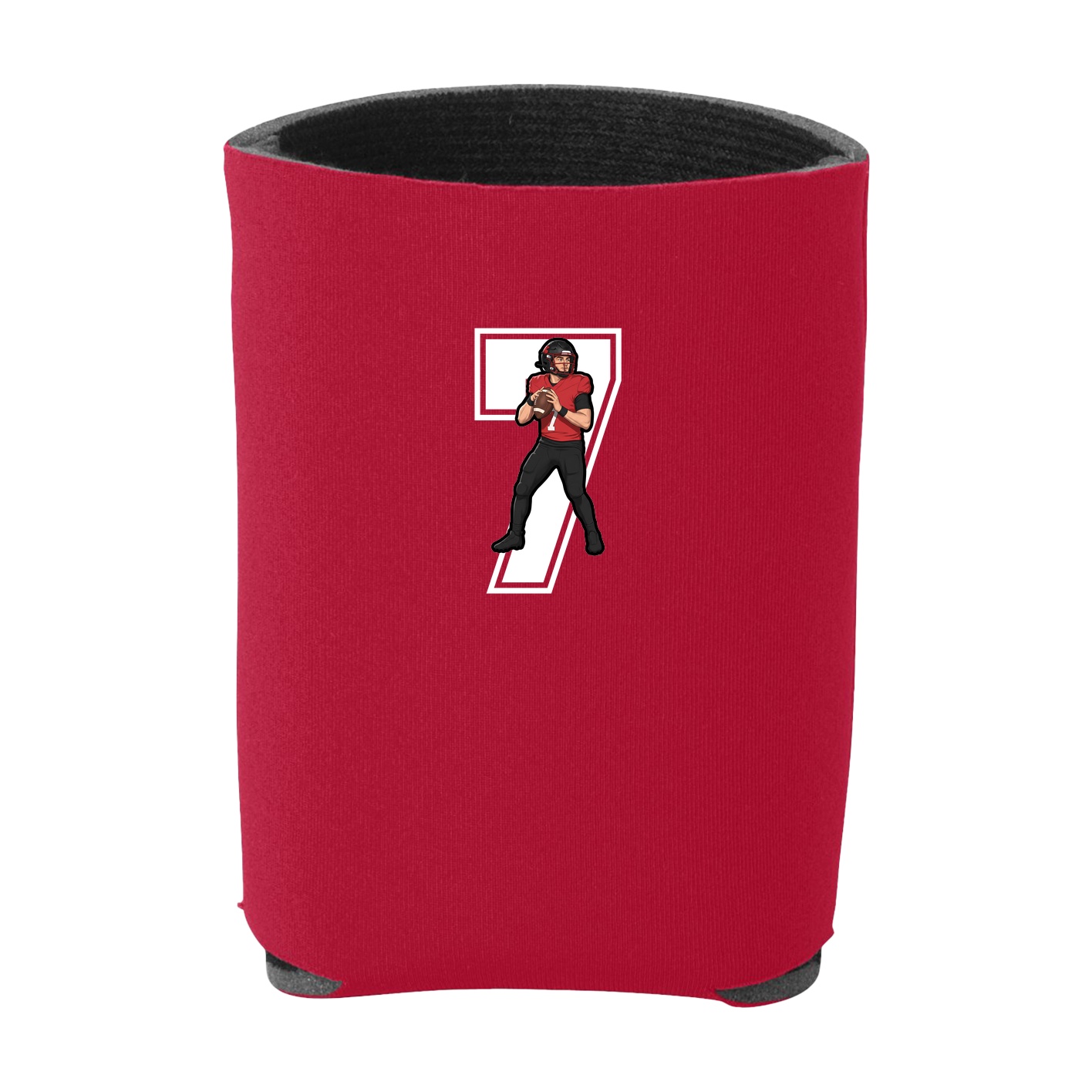 Can Holder — Number in Red