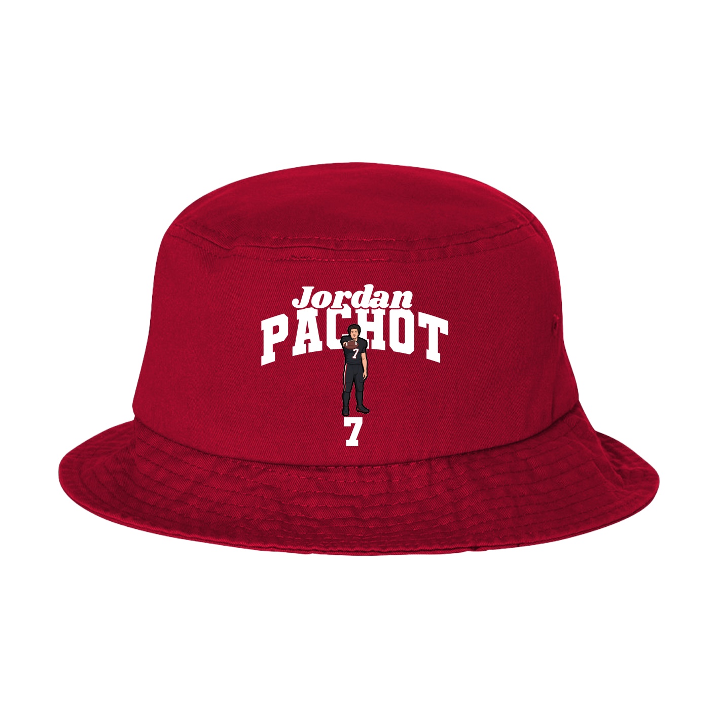 Bucket Cap — Signature Arch in Red