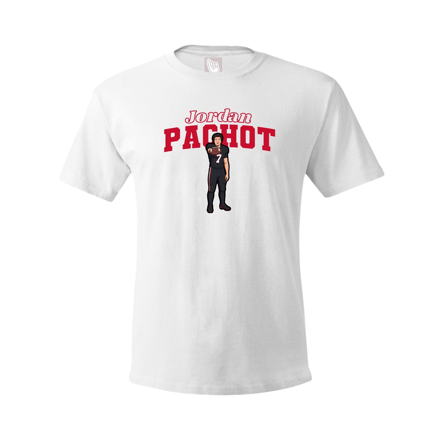 Tee — Name Arch in White