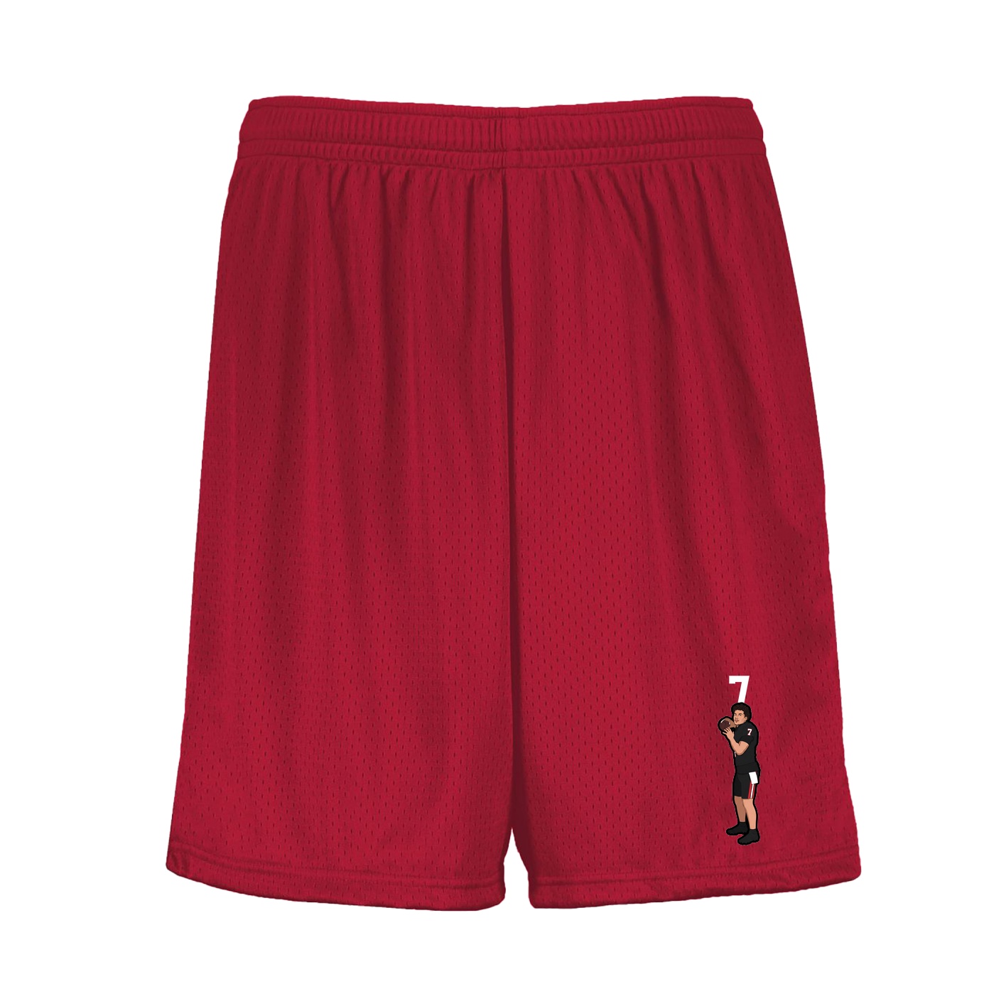 Shorts — Number Top in Red