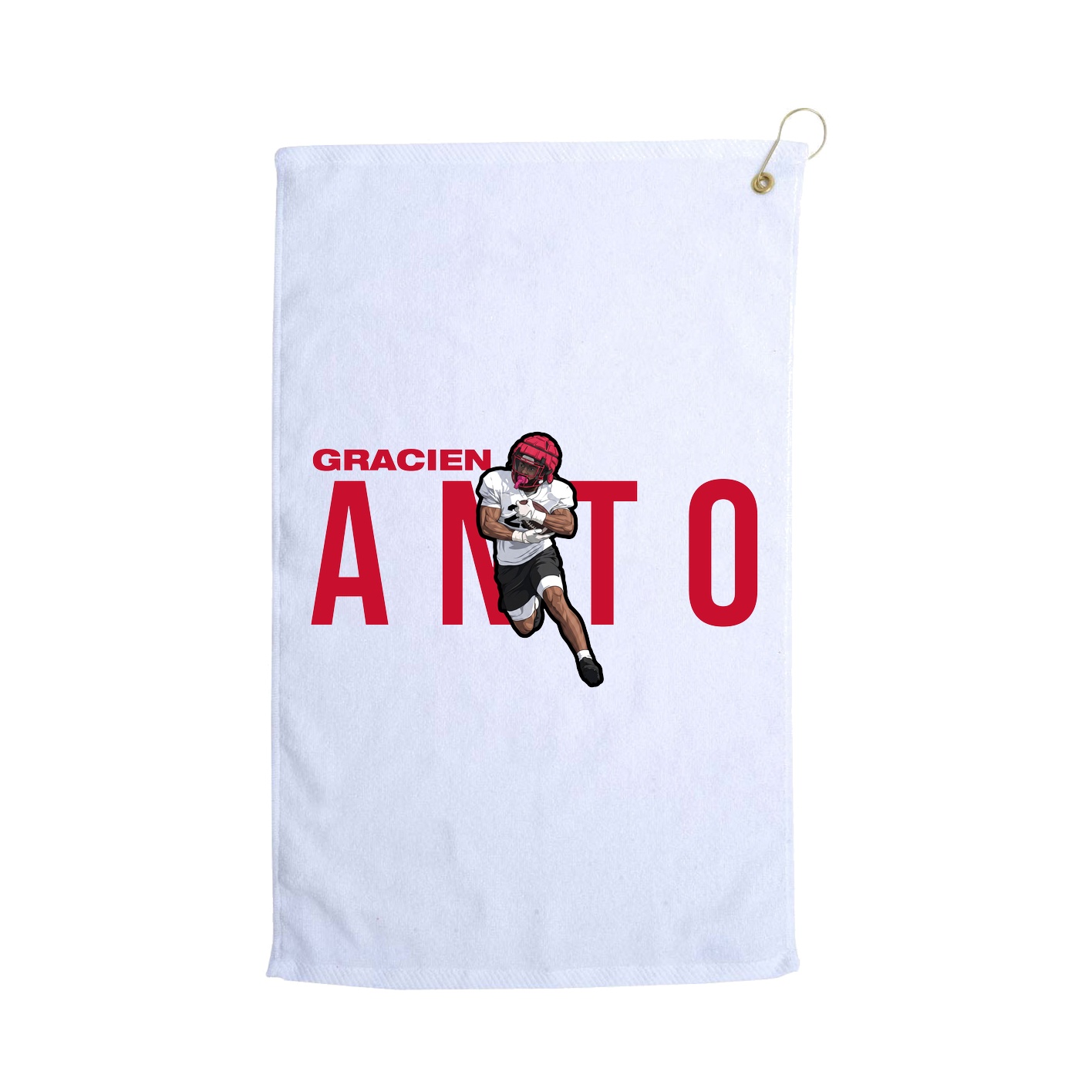 Golf Towel — Player Name in White