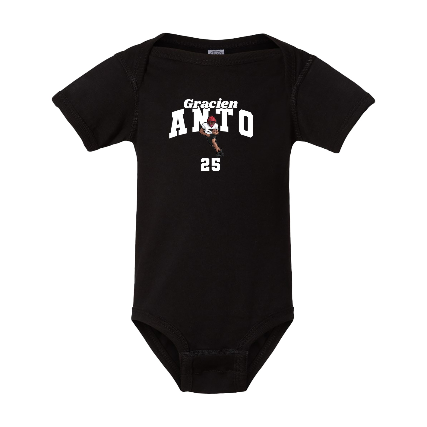 Baby Onesie — Signature Arch in Black